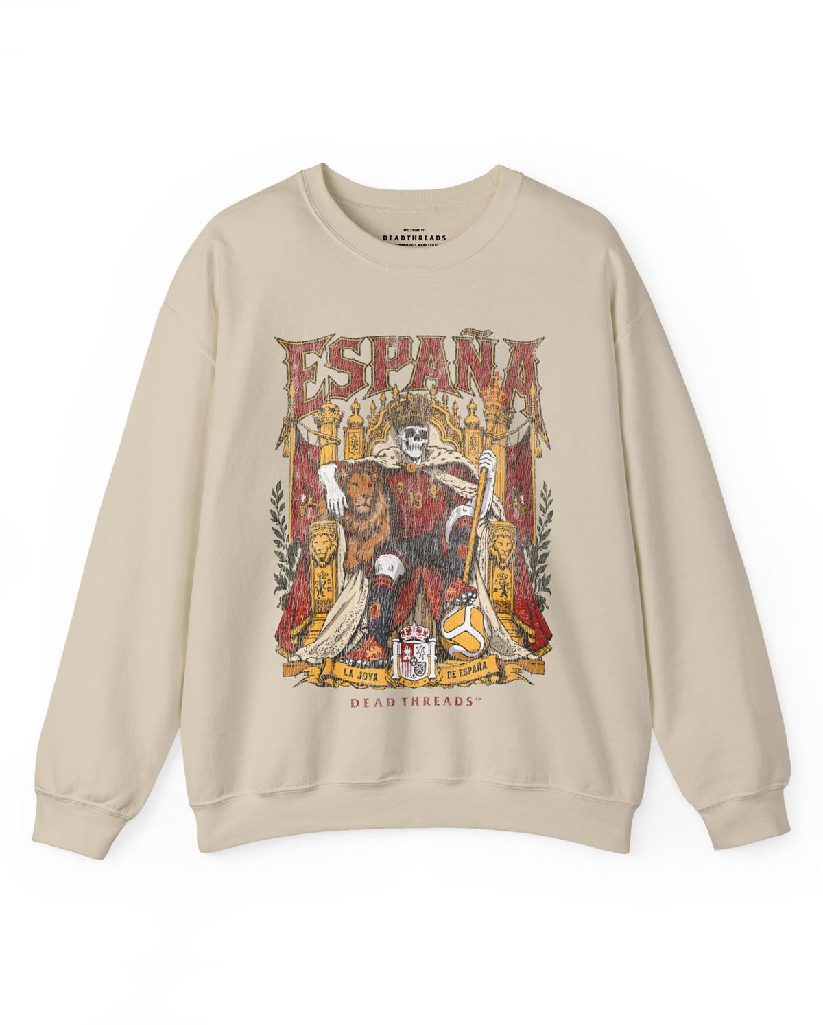 ESPAÑA v2 - CREWNECK SWEATSHIRT – Sweatshirt – Dead Threads Apparel