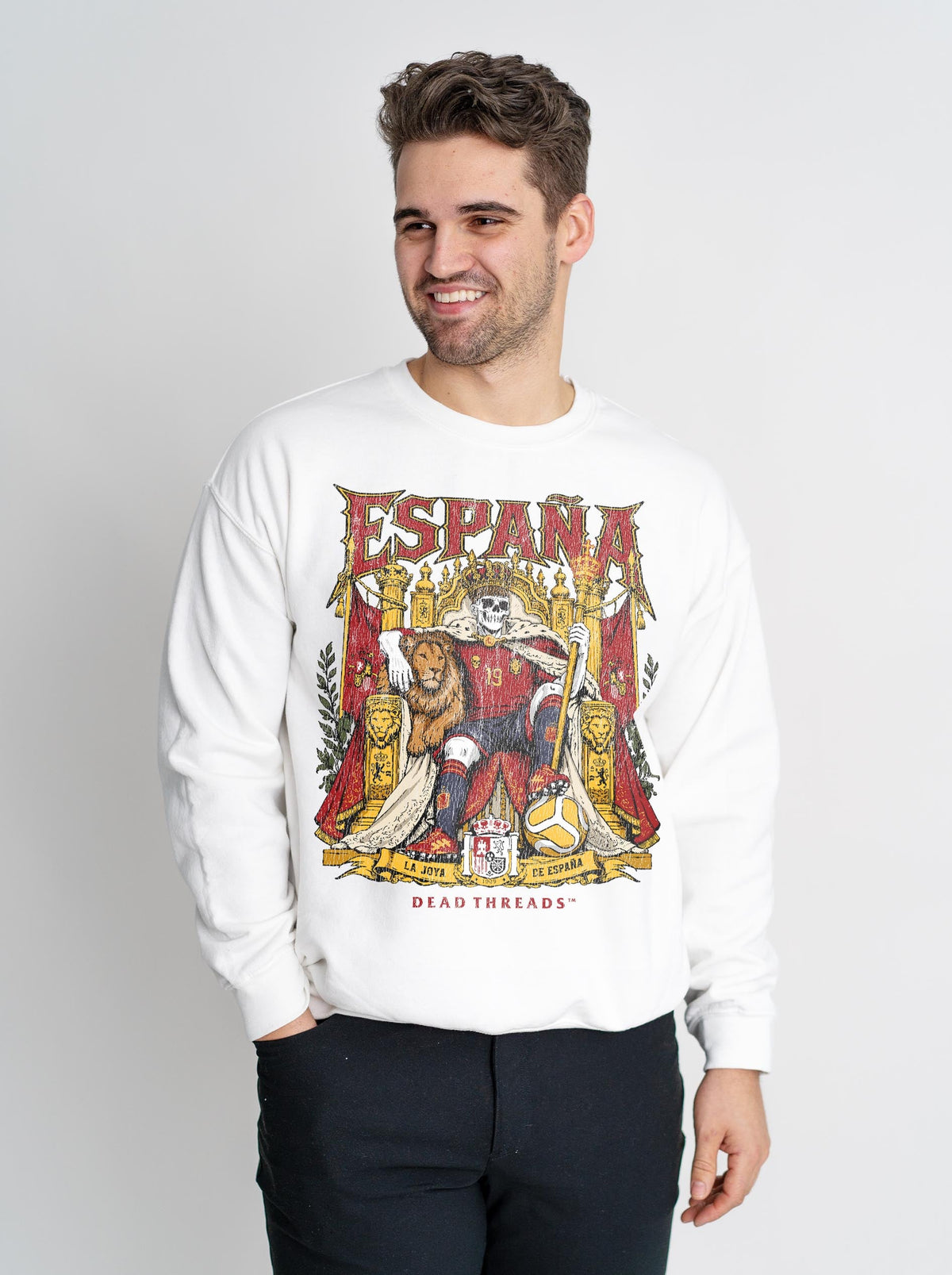 ESPAÑA v2 - CREWNECK SWEATSHIRT – Sweatshirt – Dead Threads Apparel
