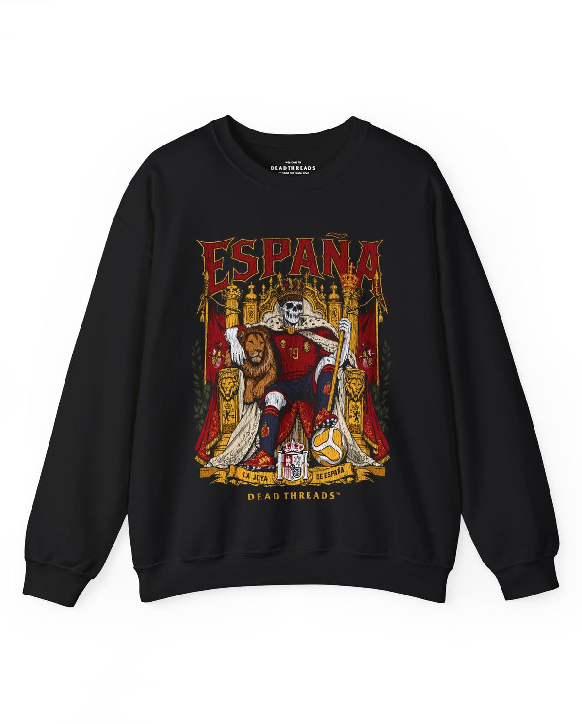 ESPAÑA v2 - CREWNECK SWEATSHIRT – Sweatshirt – Dead Threads Apparel