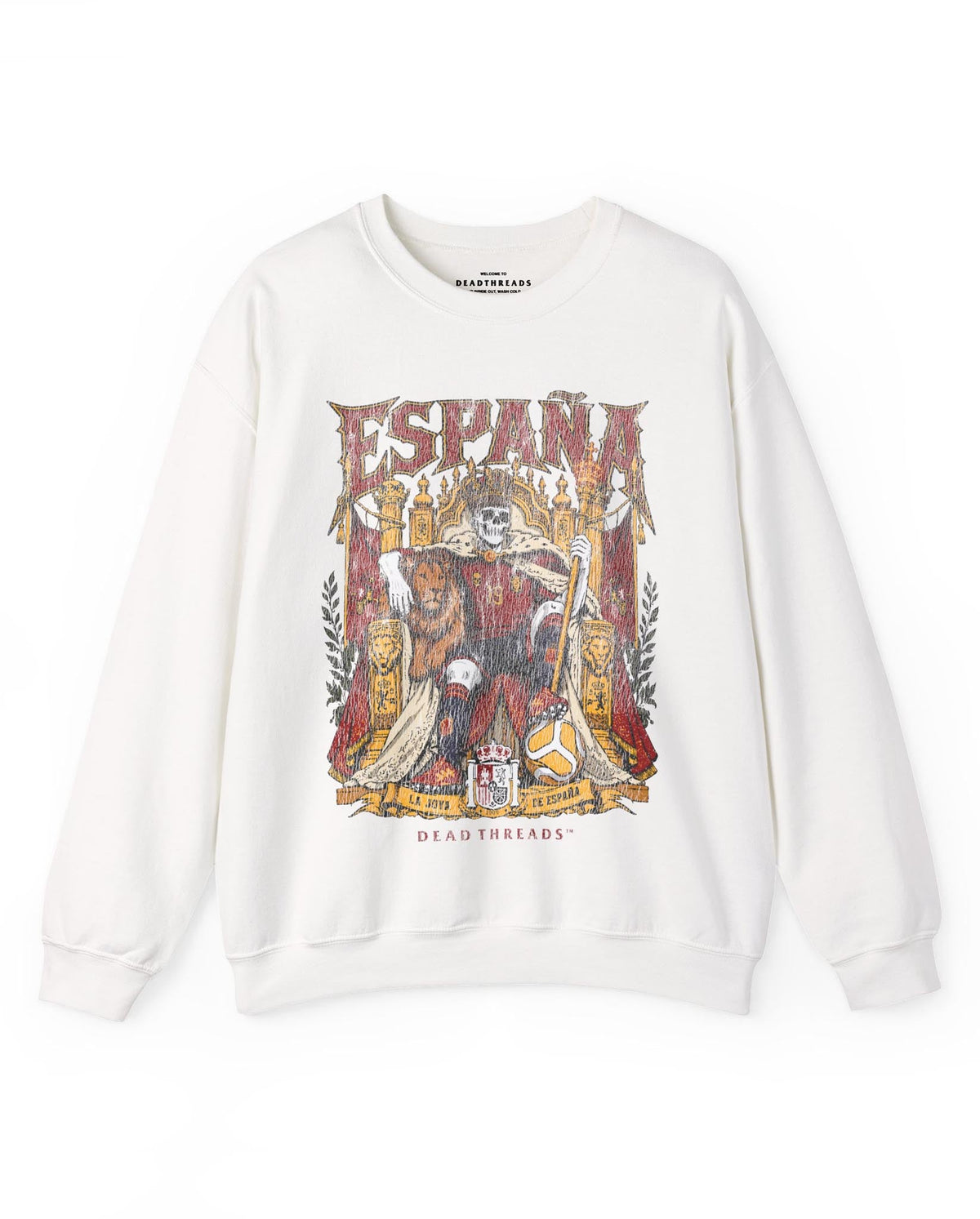 ESPAÑA v2 - CREWNECK SWEATSHIRT – Sweatshirt – Dead Threads Apparel