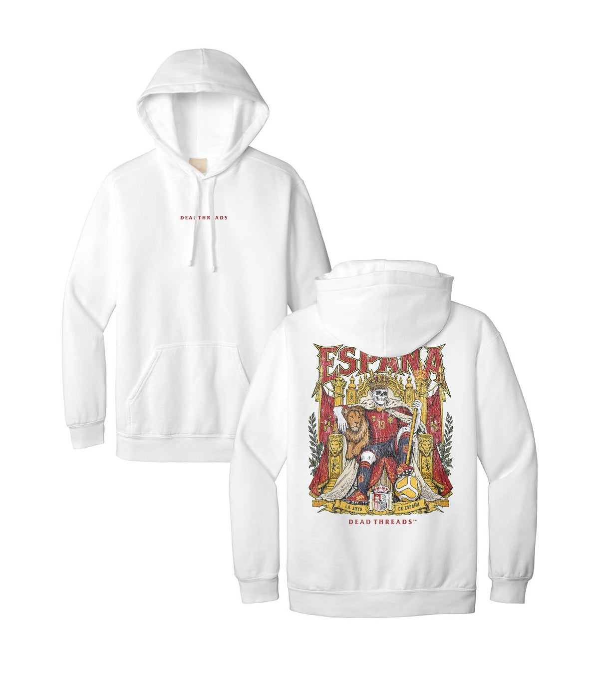 ESPAÑA v2 - “DT ESSENTIAL" HOODIE – Hoodie – Dead Threads Apparel