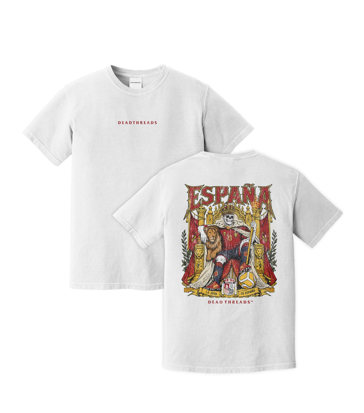 ESPAÑA v2 - “DT ESSENTIAL" PREMIUM T-SHIRT – T-Shirt – Dead Threads Apparel