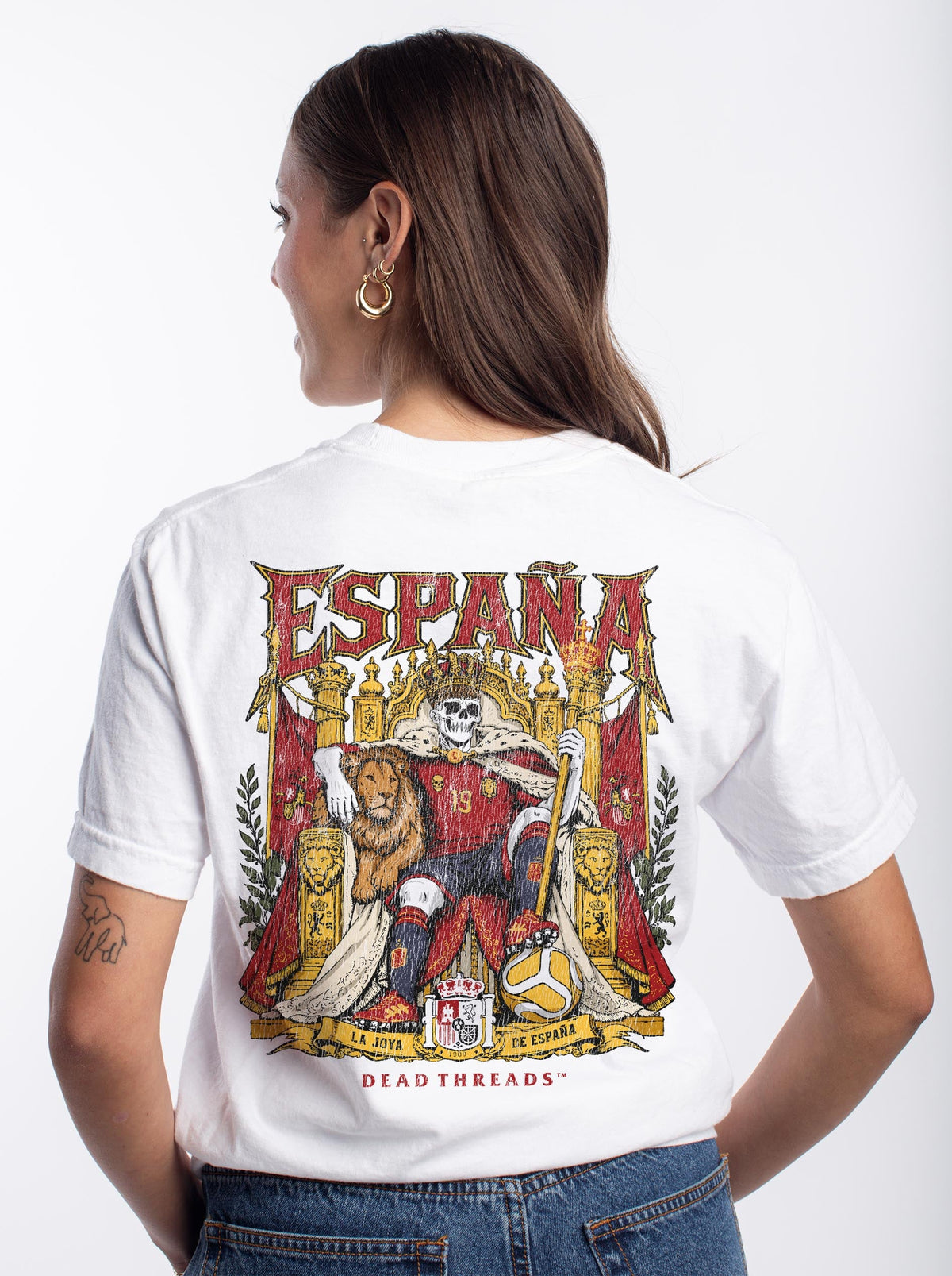 ESPAÑA v2 - “DT ESSENTIAL" PREMIUM T-SHIRT – T-Shirt – Dead Threads Apparel