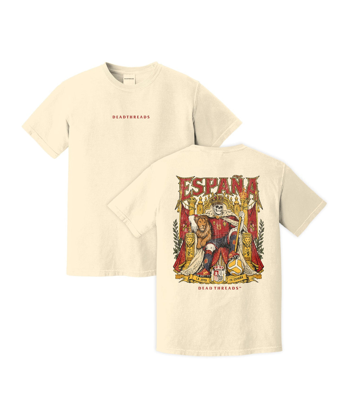 ESPAÑA v2 - “DT ESSENTIAL" PREMIUM T-SHIRT – T-Shirt – Dead Threads Apparel
