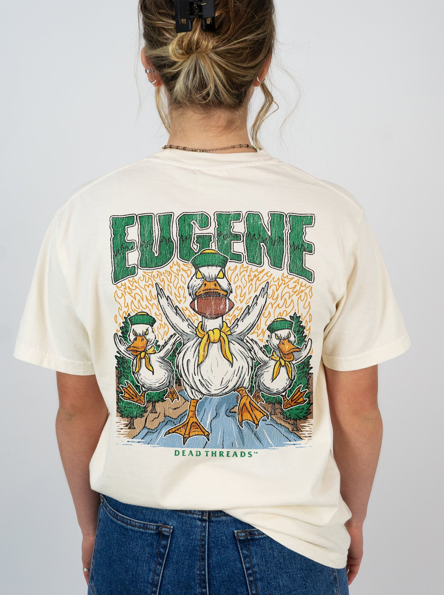 EUGENE FOOTBALL - “3 SKULL” PREMIUM T - SHIRT – T-Shirt – Dead Threads Apparel