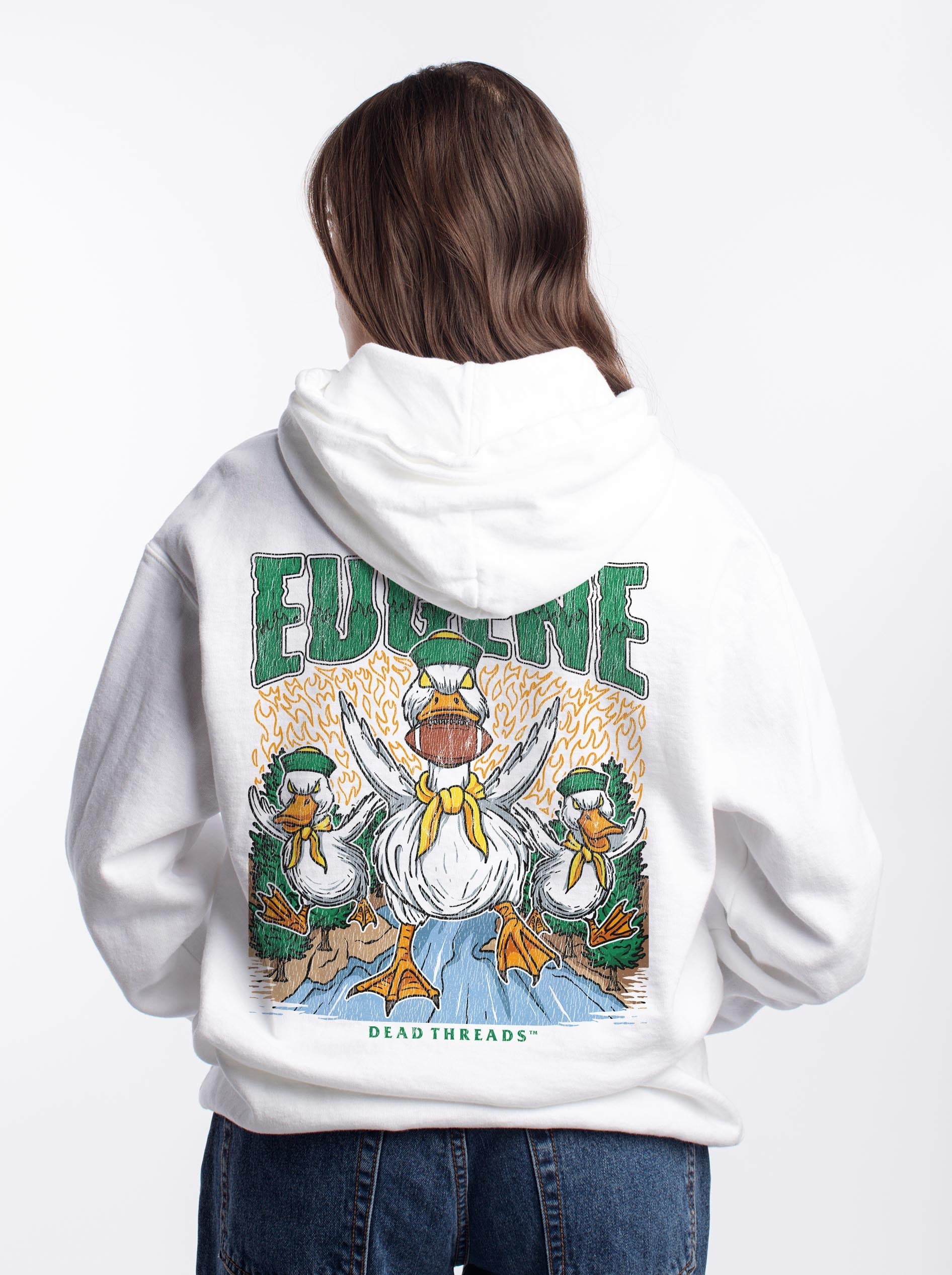 EUGENE FOOTBALL - “DT ESSENTIAL" HOODIE – Hoodie – Dead Threads Apparel