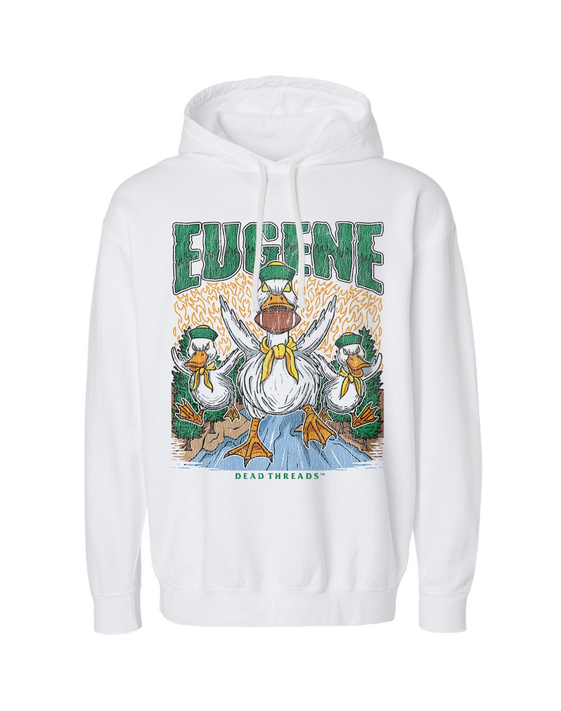 EUGENE FOOTBALL - LIGHTWEIGHT HOODIE – Lightweight – Dead Threads Apparel