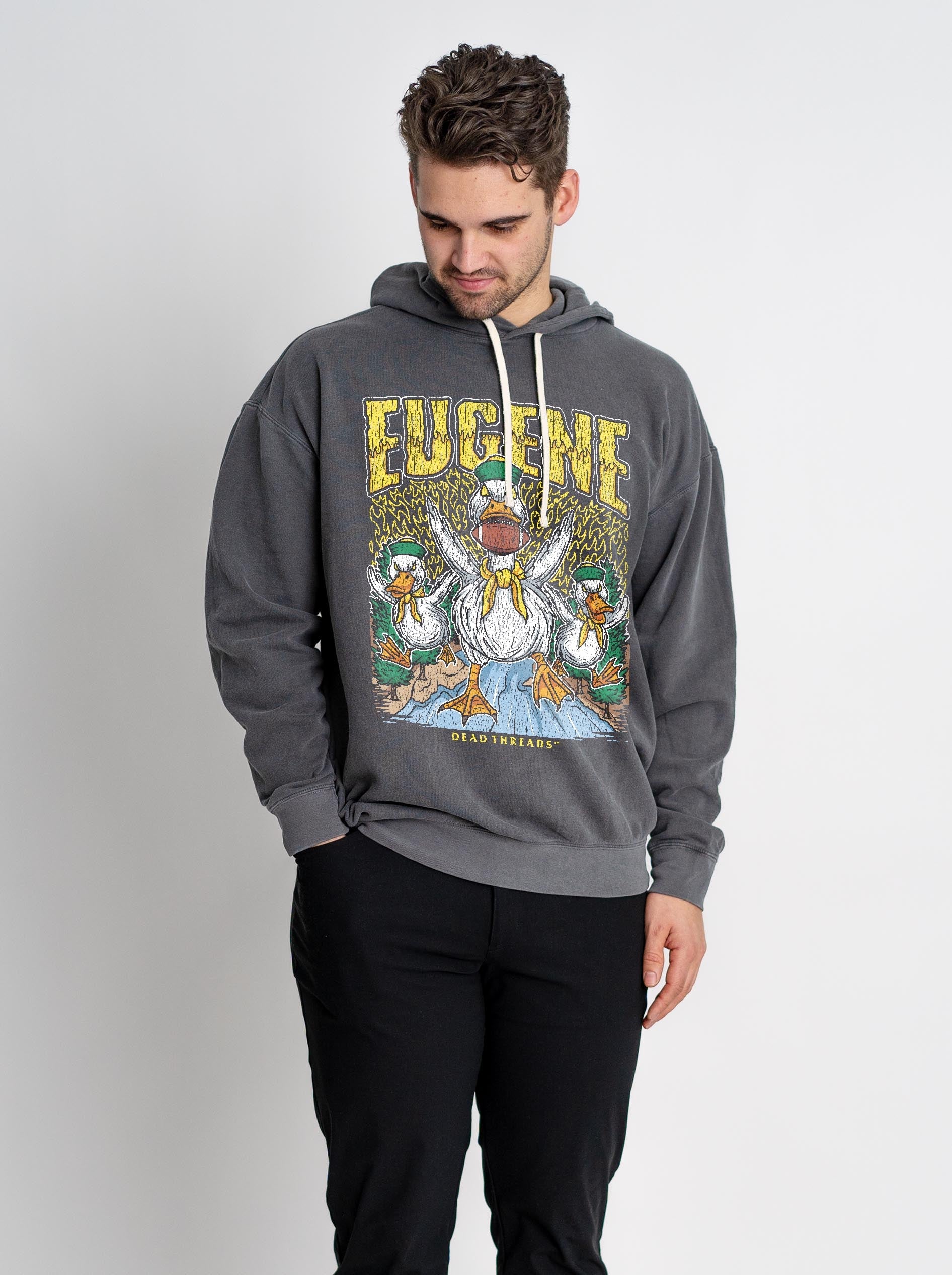 EUGENE FOOTBALL - LIGHTWEIGHT HOODIE – Lightweight – Dead Threads Apparel