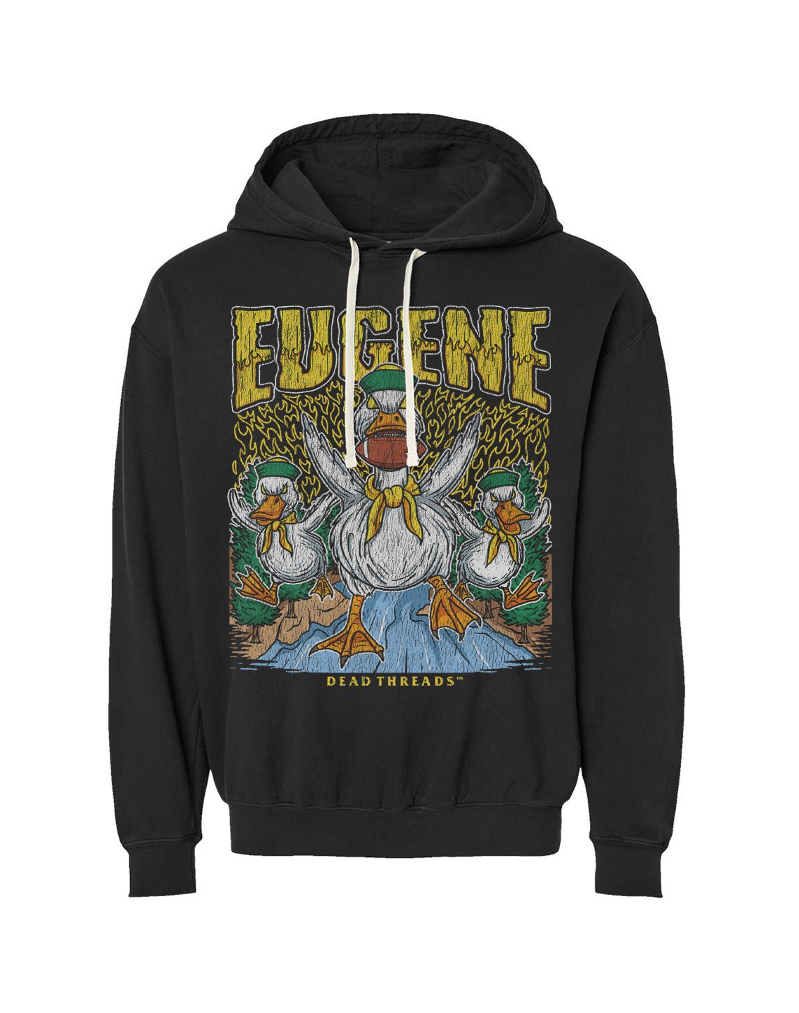 EUGENE FOOTBALL - LIGHTWEIGHT HOODIE – Lightweight – Dead Threads Apparel