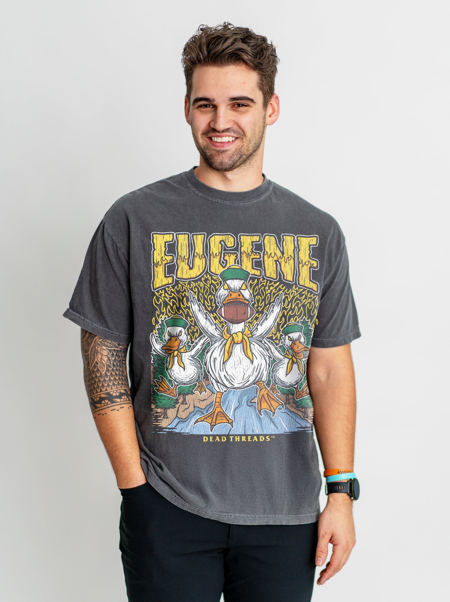 EUGENE FOOTBALL – T-Shirt – Dead Threads Apparel