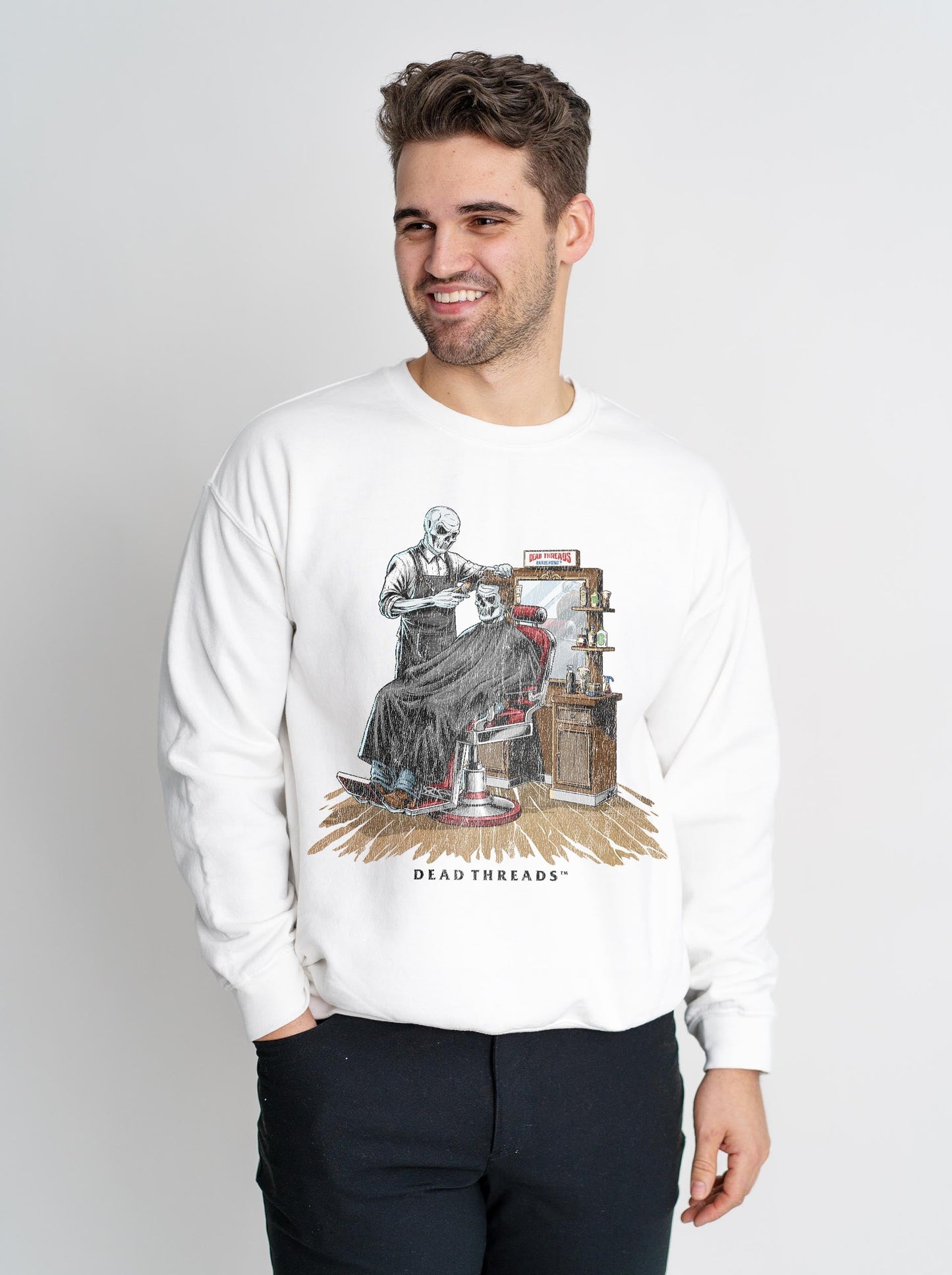 FADE TO BLACK CREWNECK SWEATSHIRT – Sweatshirt – Dead Threads Apparel
