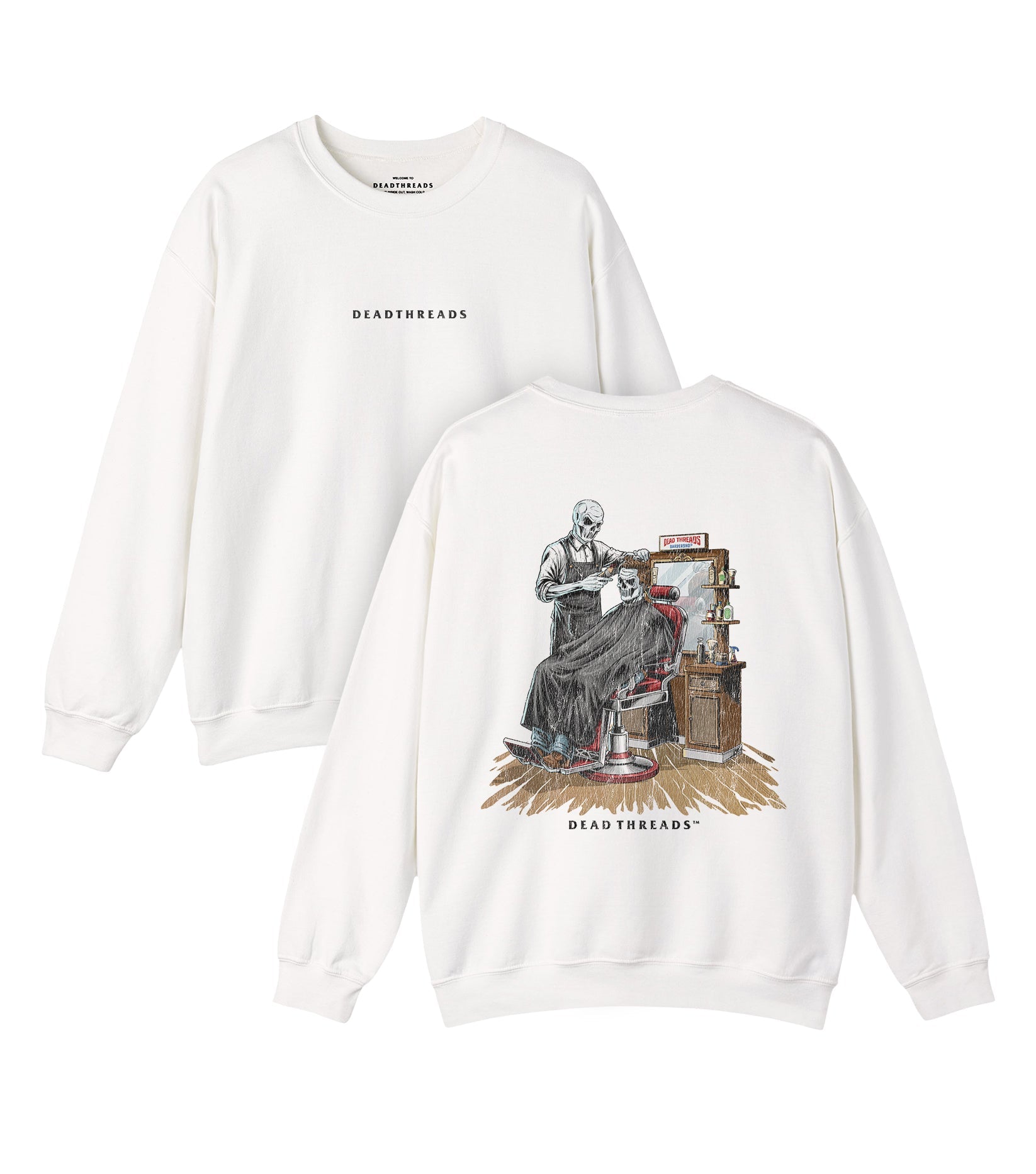 FADE TO BLACK - “DT ESSENTIAL" CREWNECK SWEATSHIRT – Sweatshirt – Dead Threads Apparel
