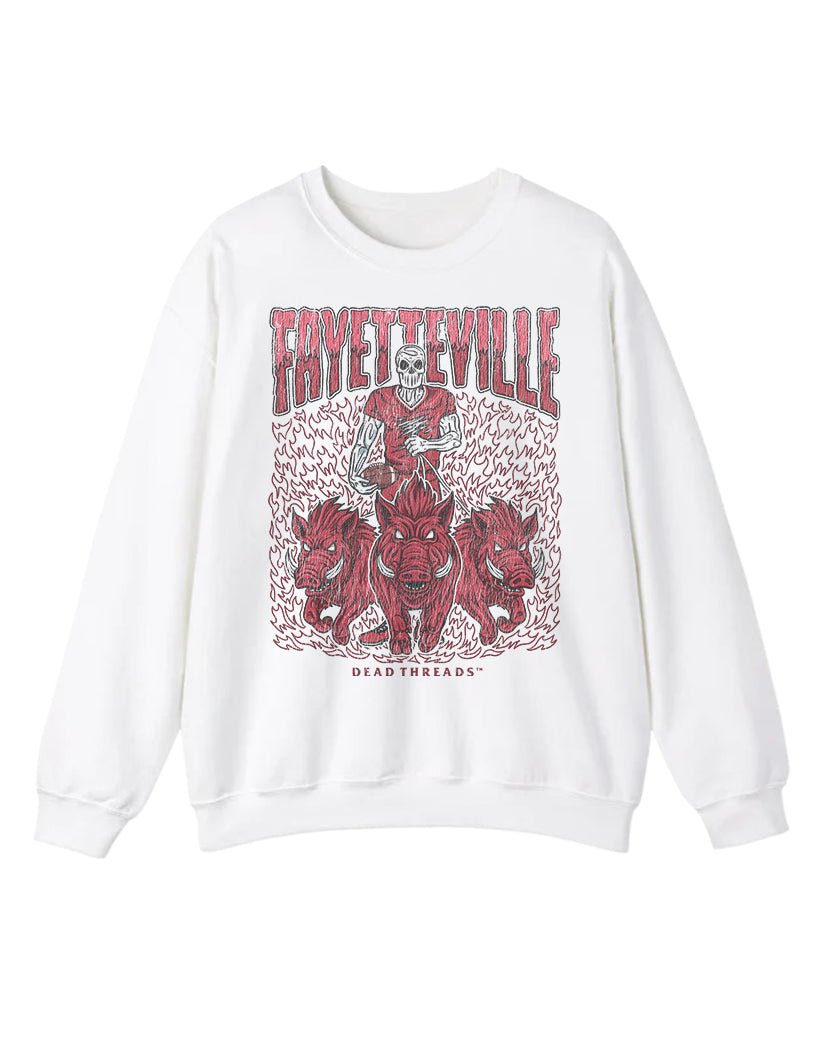 FAYETTEVILLE FOOTBALL CREWNECK SWEATSHIRT – Sweatshirt – Dead Threads Apparel