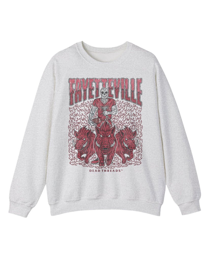 FAYETTEVILLE FOOTBALL CREWNECK SWEATSHIRT – Sweatshirt – Dead Threads Apparel