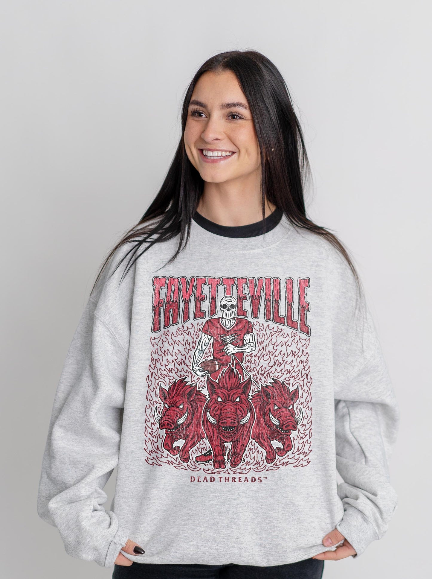 FAYETTEVILLE FOOTBALL CREWNECK SWEATSHIRT – Sweatshirt – Dead Threads Apparel