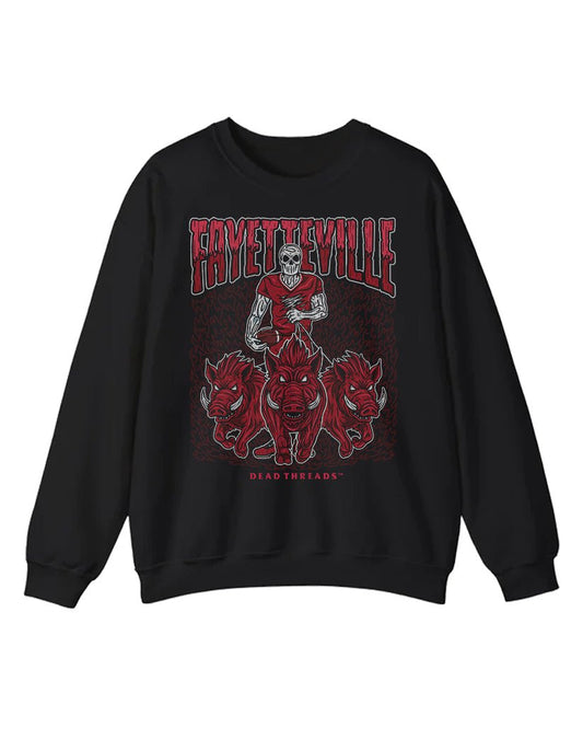 FAYETTEVILLE FOOTBALL CREWNECK SWEATSHIRT – Sweatshirt – Dead Threads Apparel