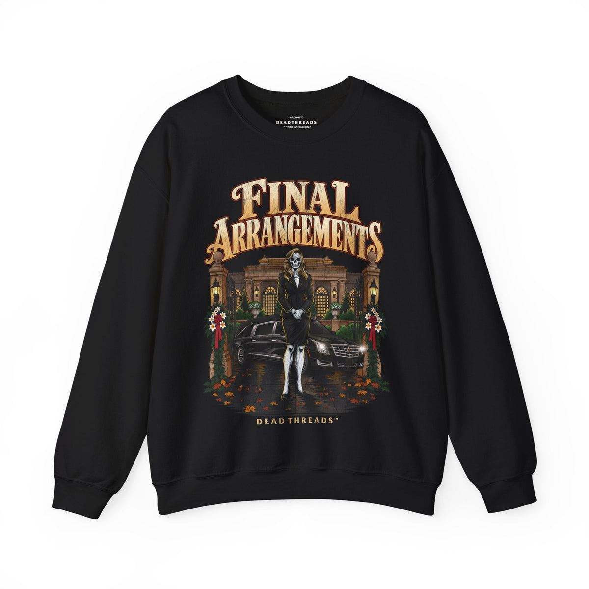 FINAL ARRANGEMENTS (FEMALE) - CREWNECK SWEATSHIRT – Sweatshirt – Dead Threads Apparel