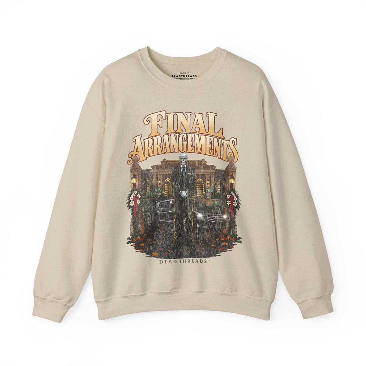 FINAL ARRANGEMENTS (MALE) - CREWNECK SWEATSHIRT – Sweatshirt – Dead Threads Apparel