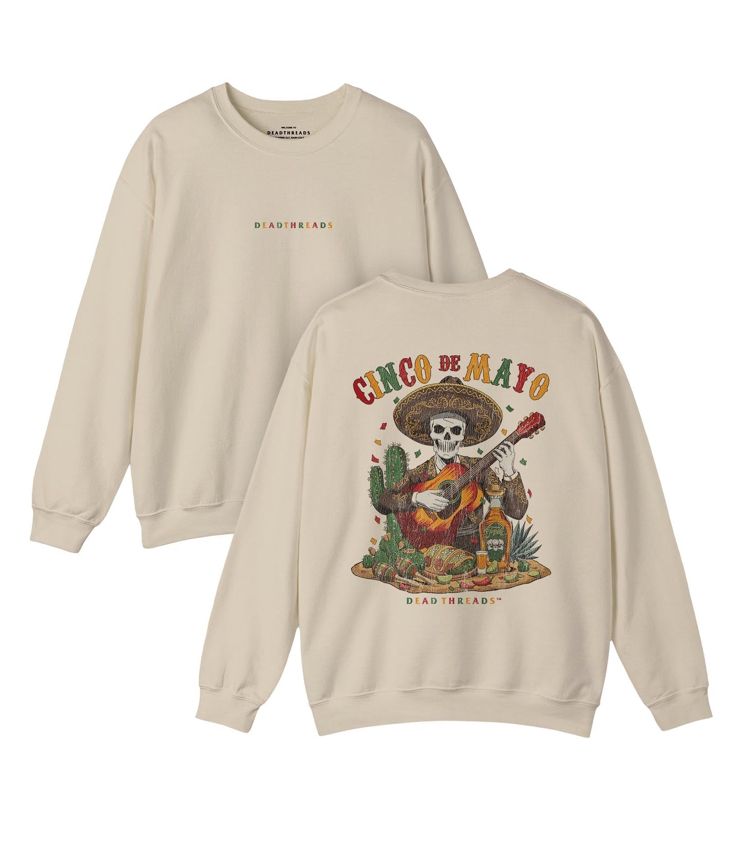 FINAL FIESTA - “DT ESSENTIAL" CREWNECK SWEATSHIRT – Sweatshirt – Dead Threads Apparel