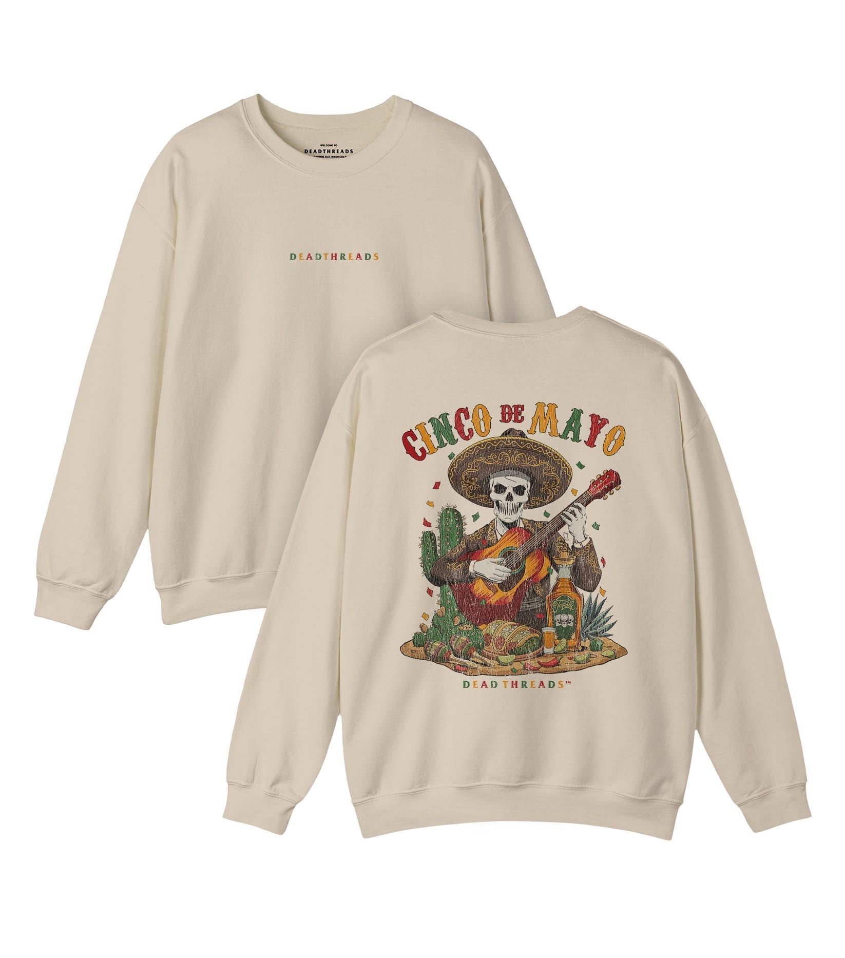 FINAL FIESTA - “DT ESSENTIAL" CREWNECK SWEATSHIRT – Sweatshirt – Dead Threads Apparel