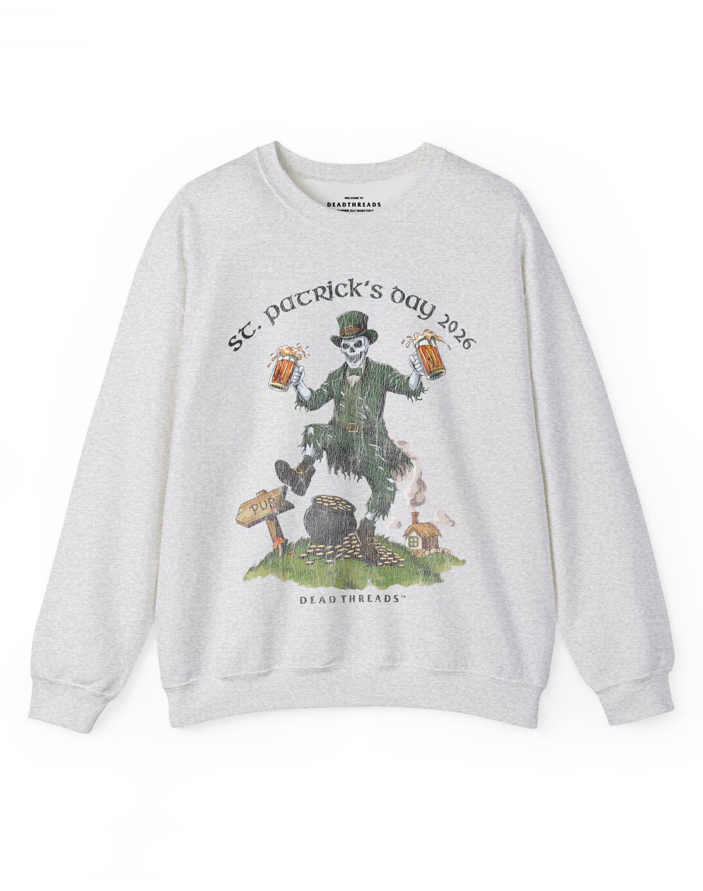 FINAL FORTUNE (St. Patrick’s Day) CREWNECK SWEATSHIRT – Sweatshirt – Dead Threads Apparel