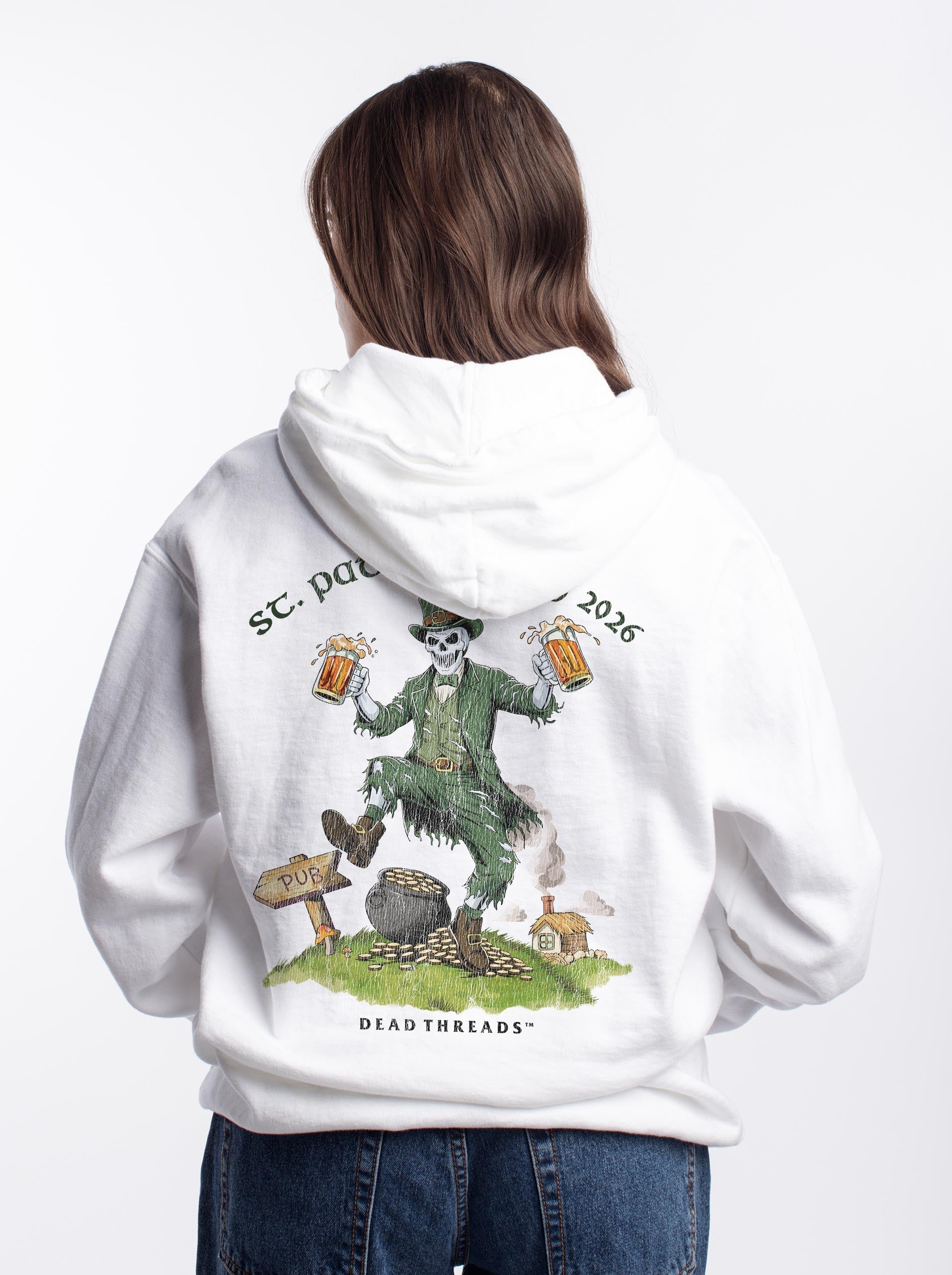 FINAL FORTUNE (St. Patrick’s Day) - “DT ESSENTIAL" HOODIE – Hoodie – Dead Threads Apparel