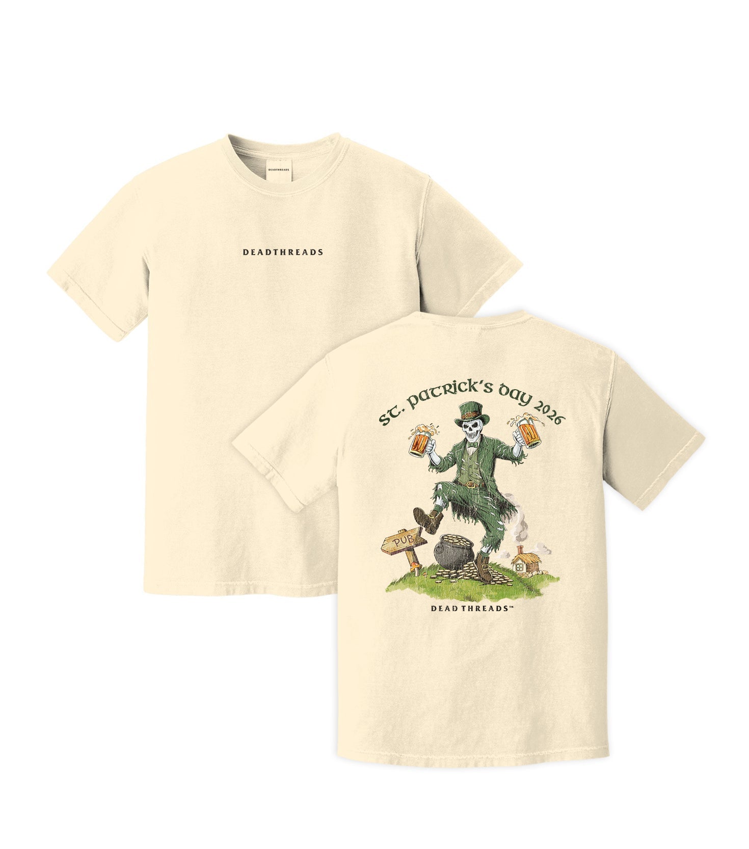 FINAL FORTUNE (St. Patrick’s Day) - “DT ESSENTIAL" PREMIUM T - SHIRT – T-Shirt – Dead Threads Apparel