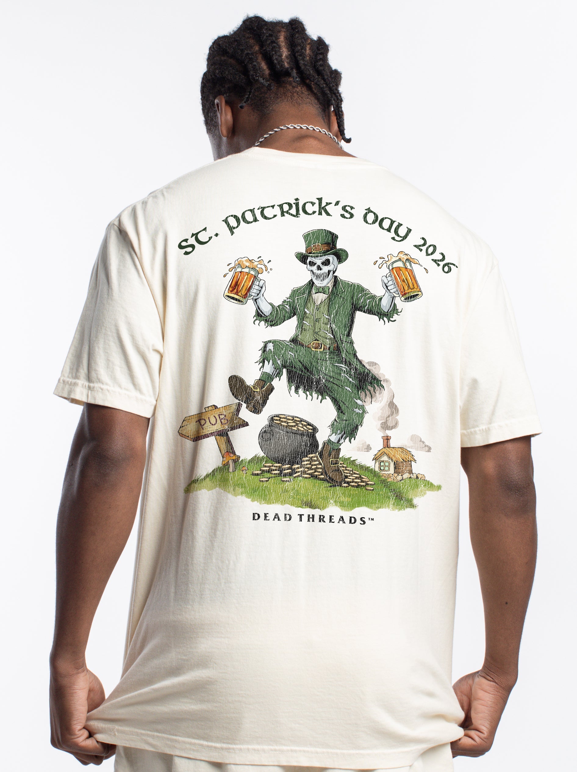 FINAL FORTUNE (St. Patrick’s Day) - “DT ESSENTIAL" PREMIUM T - SHIRT – T-Shirt – Dead Threads Apparel