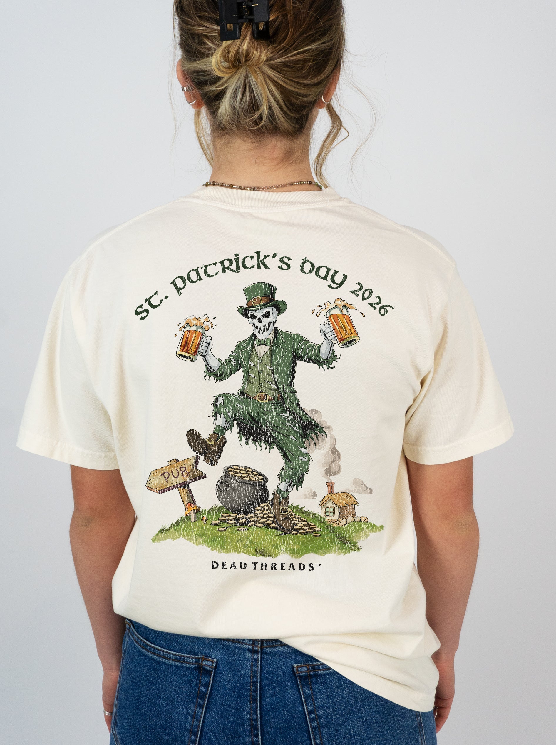 FINAL FORTUNE (St. Patrick’s Day) - “DT ESSENTIAL" PREMIUM T - SHIRT – T-Shirt – Dead Threads Apparel