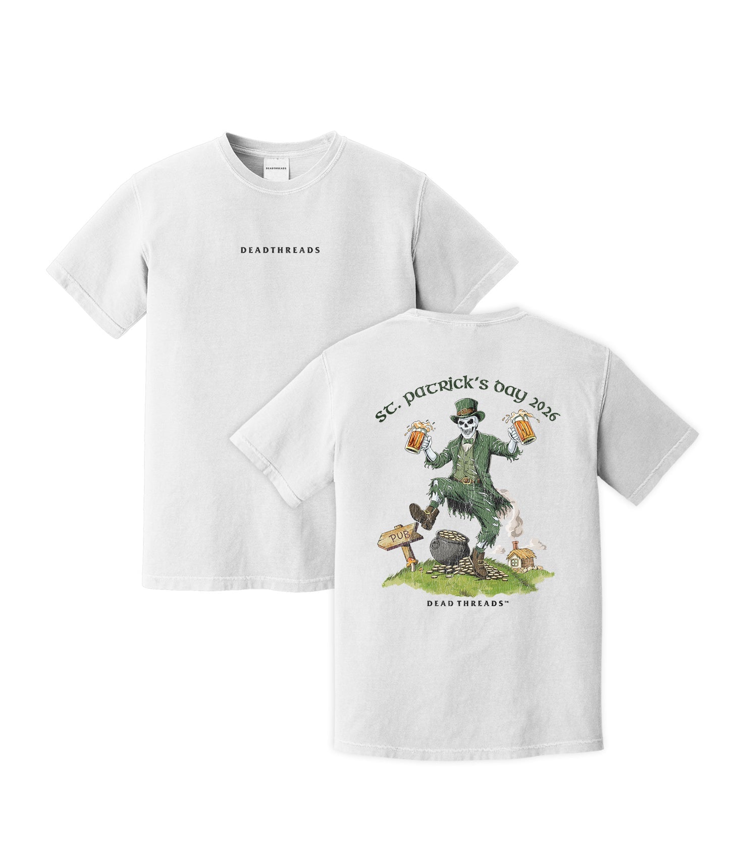 FINAL FORTUNE (St. Patrick’s Day) - “DT ESSENTIAL" PREMIUM T - SHIRT – T-Shirt – Dead Threads Apparel