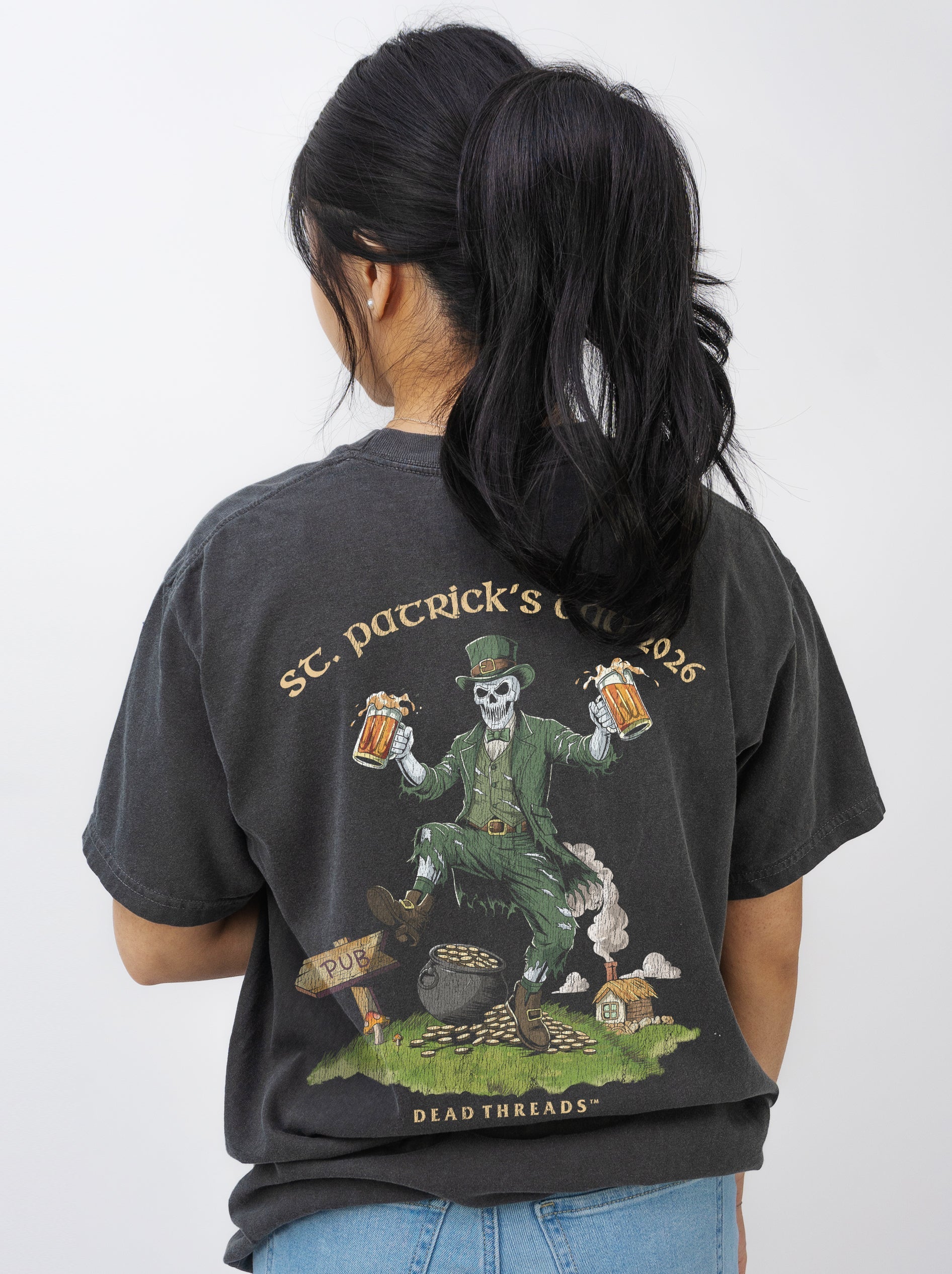 FINAL FORTUNE (St. Patrick’s Day) - “DT ESSENTIAL" PREMIUM T - SHIRT – T-Shirt – Dead Threads Apparel