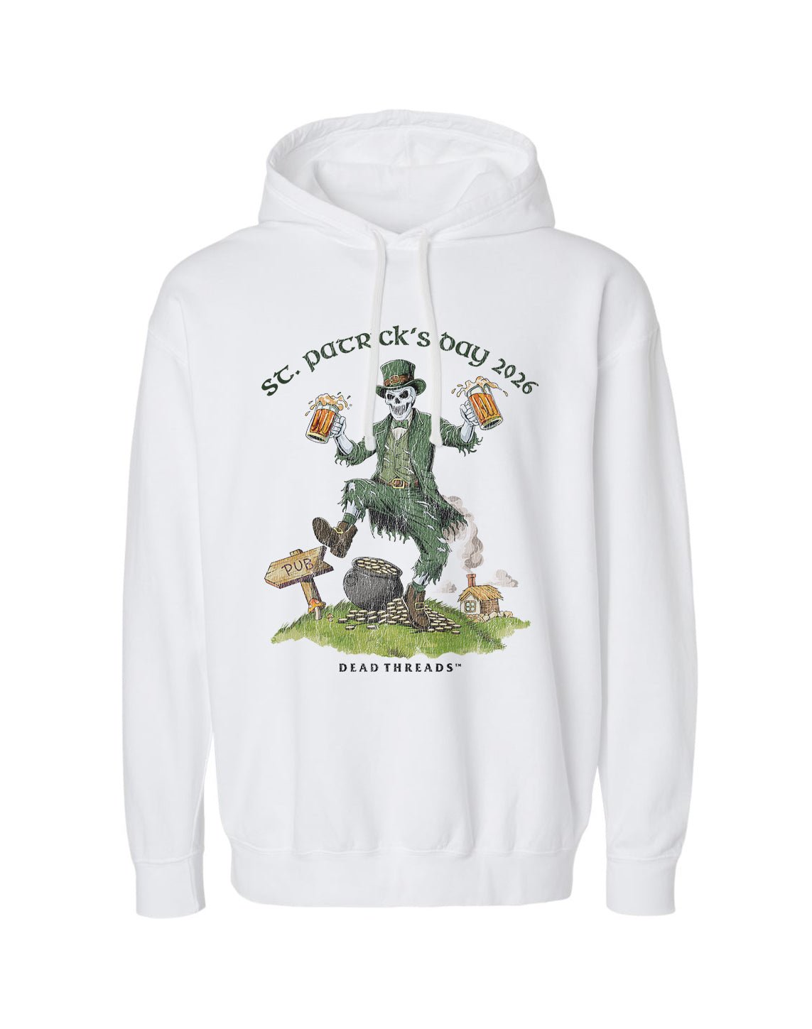 FINAL FORTUNE (St. Patrick’s Day) - LIGHTWEIGHT HOODIE – Lightweight – Dead Threads Apparel