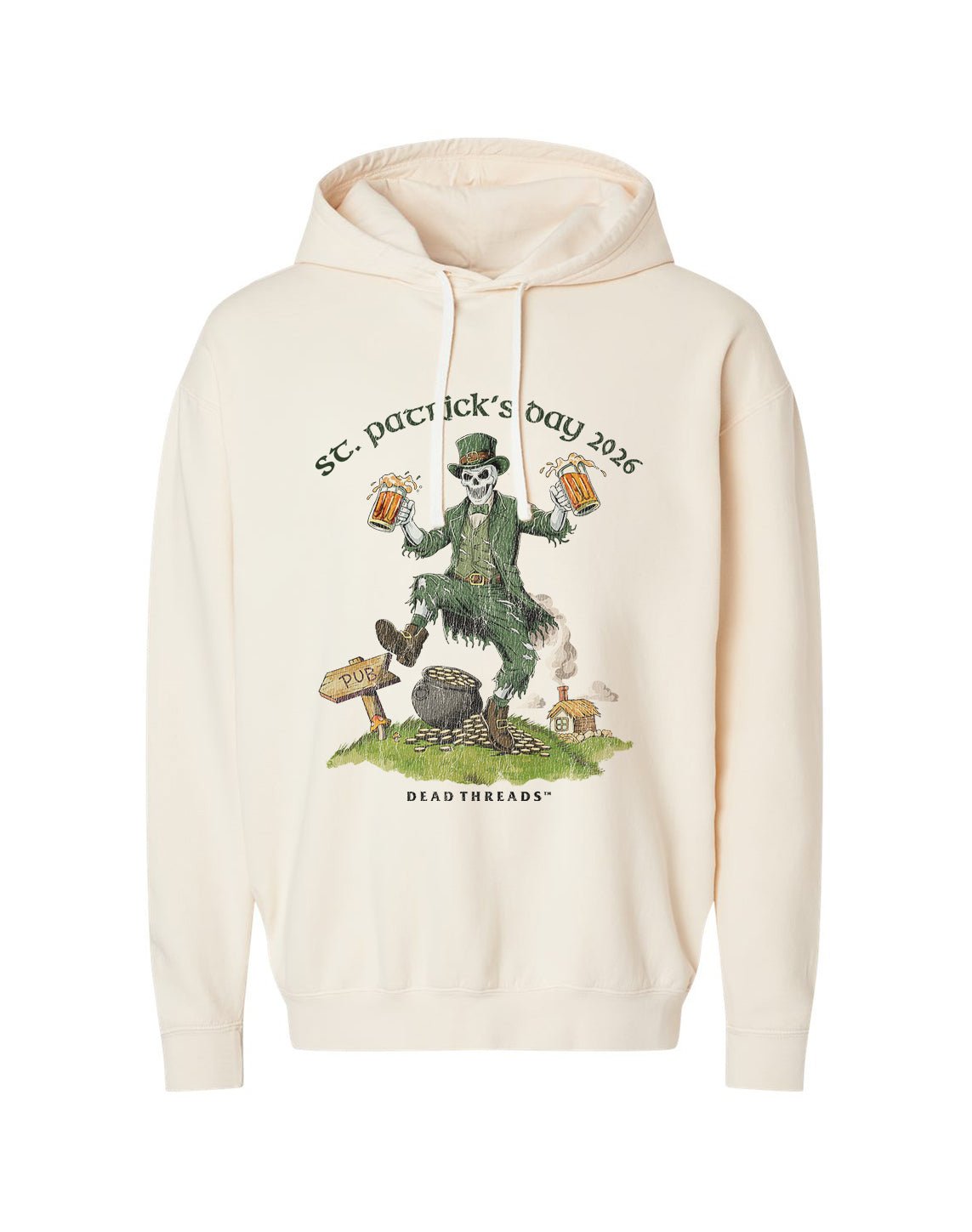 FINAL FORTUNE (St. Patrick’s Day) - LIGHTWEIGHT HOODIE – Lightweight – Dead Threads Apparel