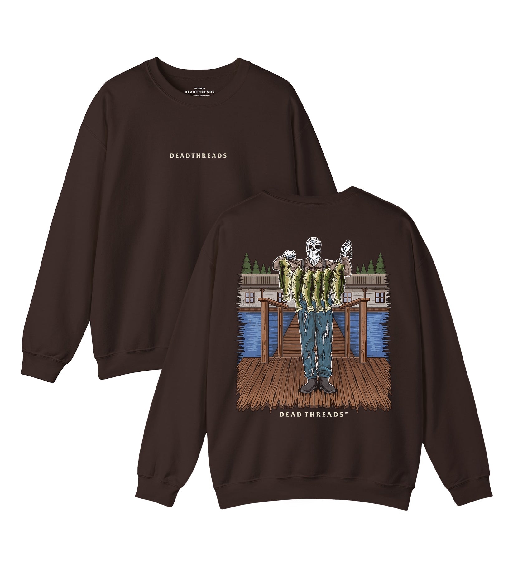 FISH FOR DINNER - “DT ESSENTIAL" CREWNECK SWEATSHIRT – Sweatshirt – Dead Threads Apparel