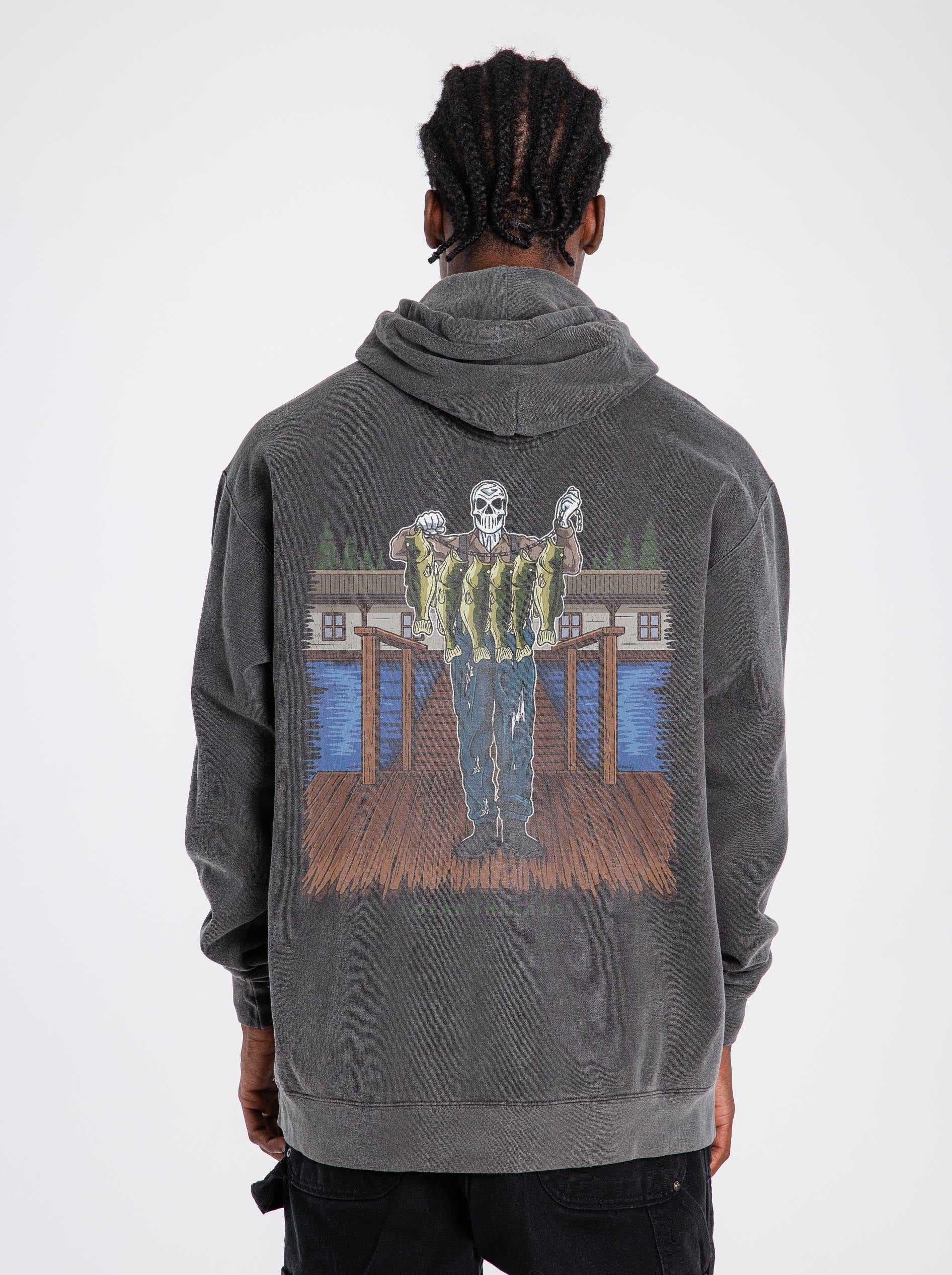 FISH FOR DINNER - “DT ESSENTIAL" HOODIE – Hoodie – Dead Threads Apparel