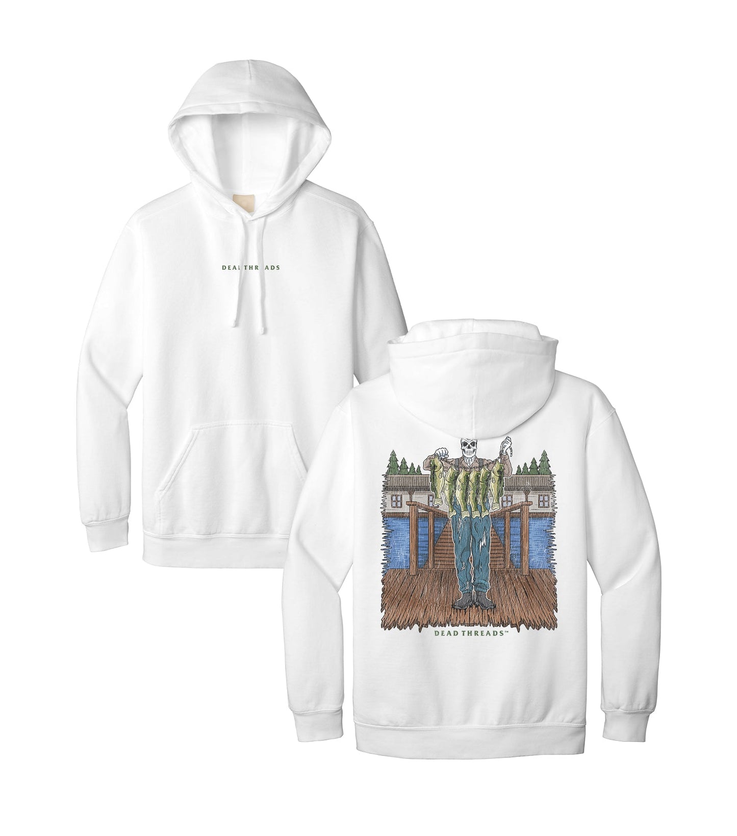 FISH FOR DINNER - “DT ESSENTIAL" HOODIE – Hoodie – Dead Threads Apparel