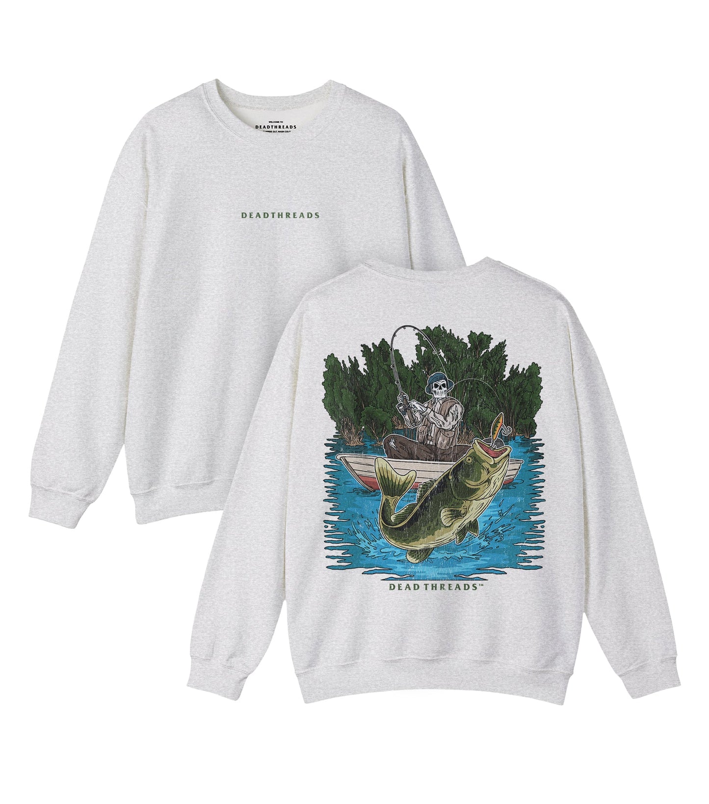 FISH ON - “DT ESSENTIAL" CREWNECK SWEATSHIRT – Sweatshirt – Dead Threads Apparel
