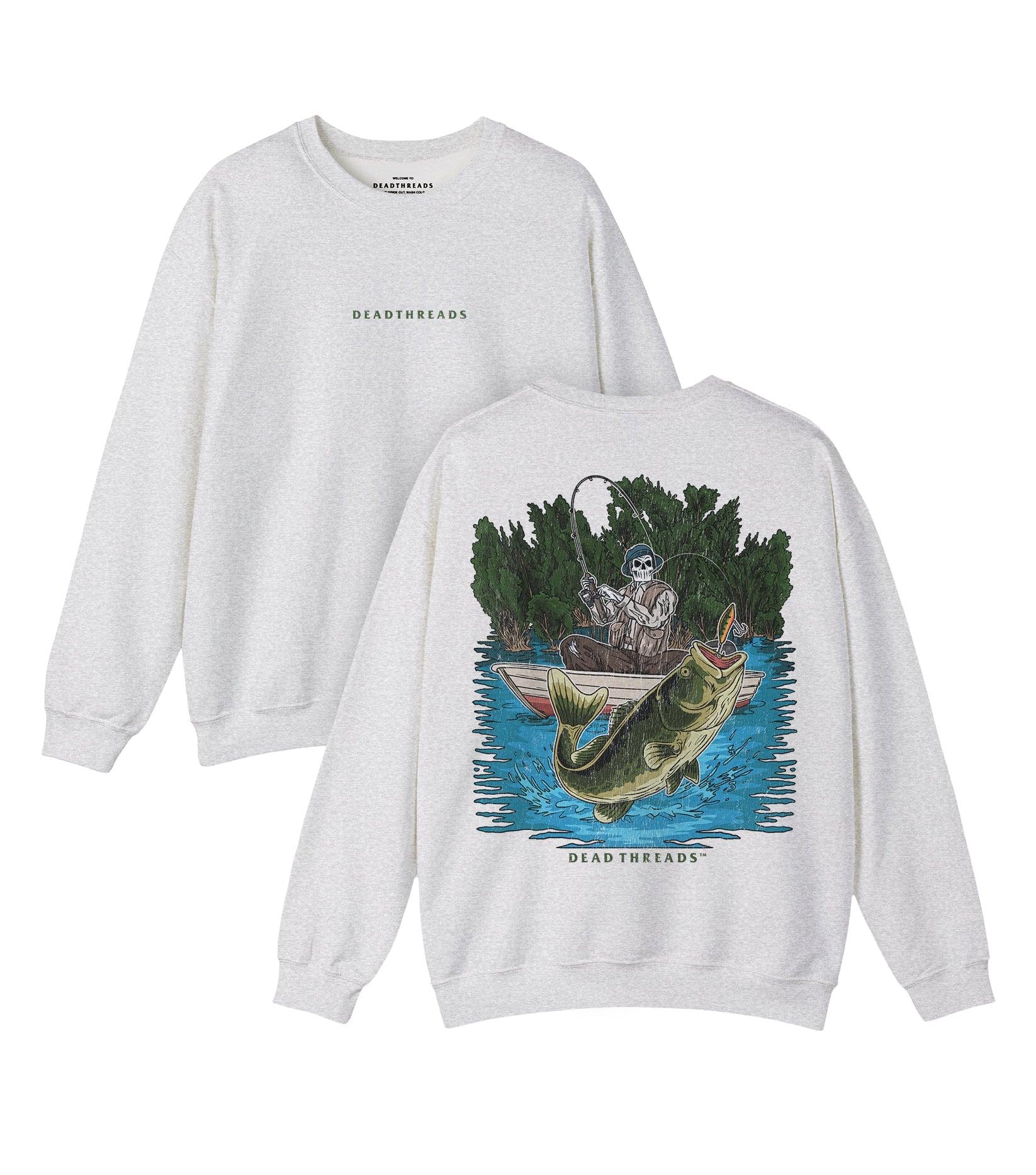 FISH ON - “DT ESSENTIAL" CREWNECK SWEATSHIRT – Sweatshirt – Dead Threads Apparel