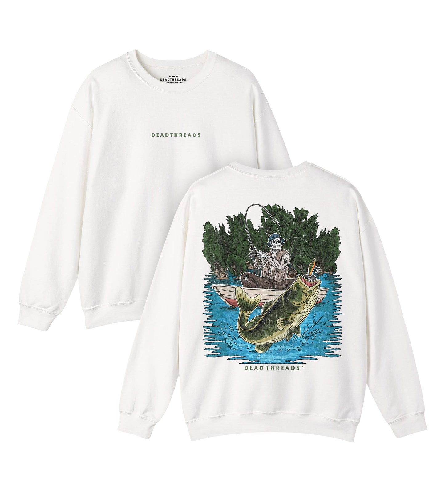 FISH ON - “DT ESSENTIAL" CREWNECK SWEATSHIRT – Sweatshirt – Dead Threads Apparel