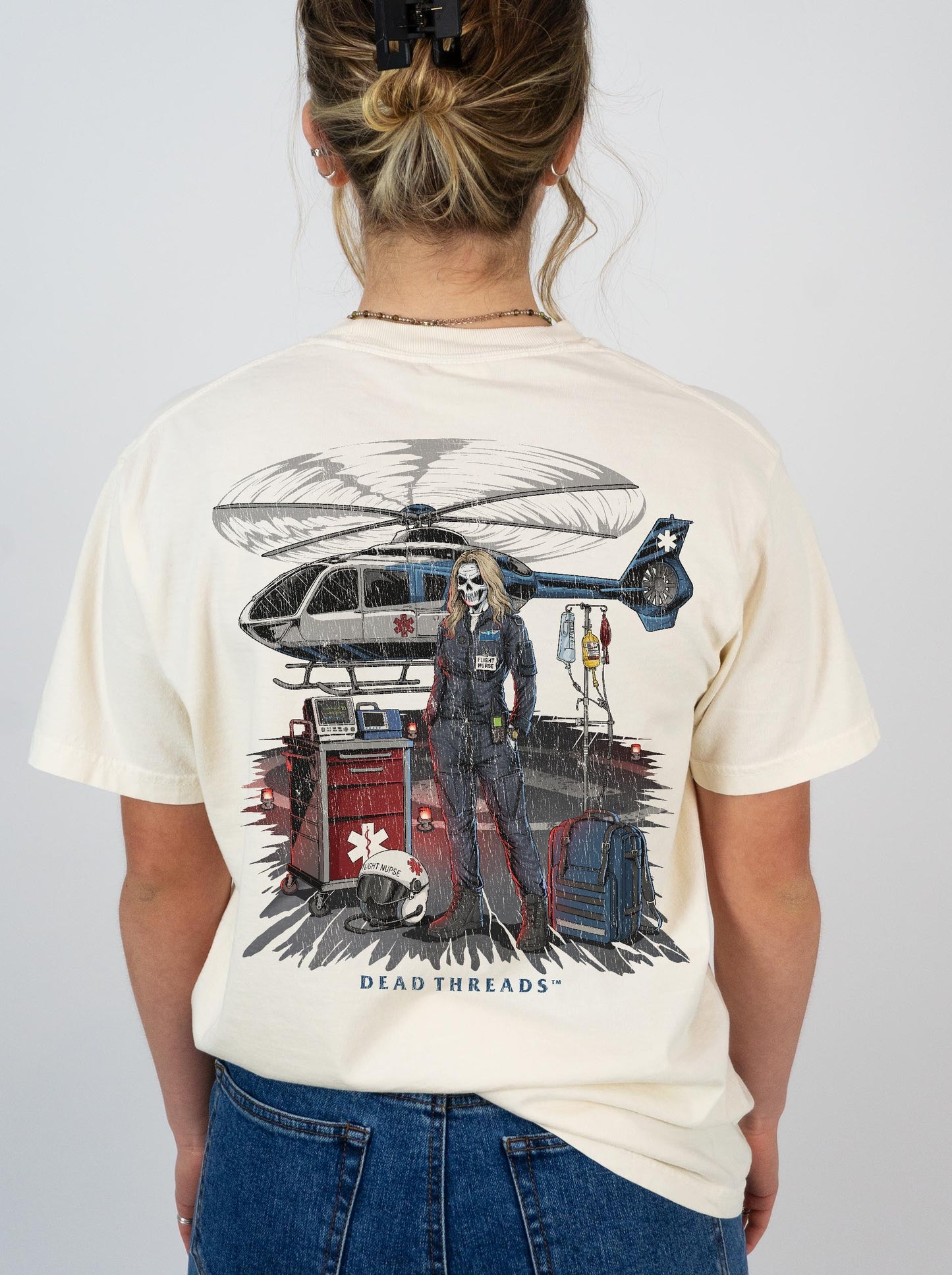 FLIGHT NURSE - “DT ESSENTIAL" PREMIUM T-SHIRT – T-Shirt – Dead Threads Apparel