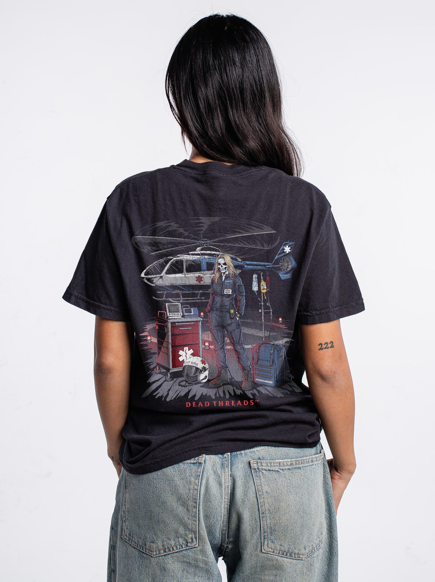 FLIGHT NURSE - “DT ESSENTIAL" PREMIUM T-SHIRT – T-Shirt – Dead Threads Apparel
