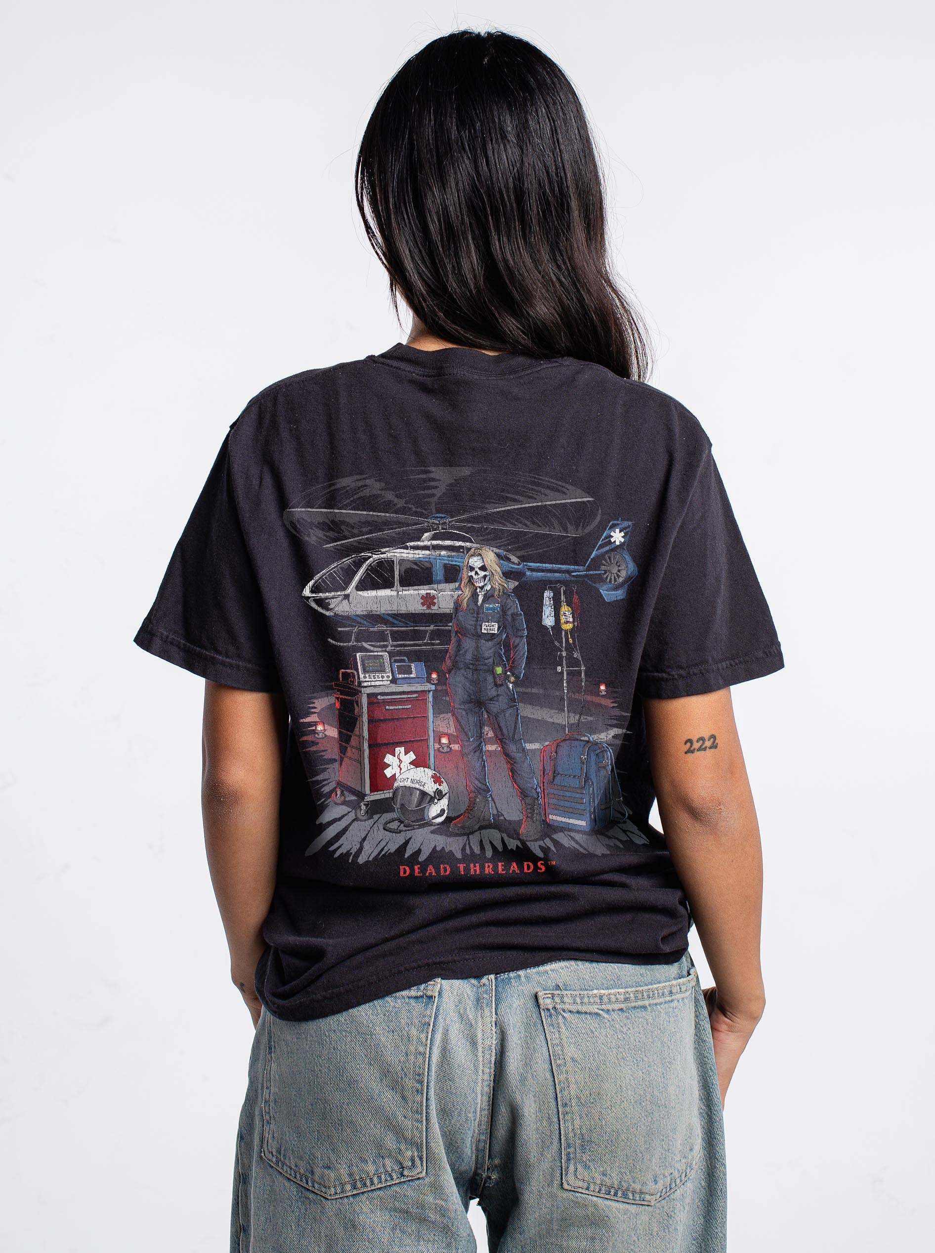 FLIGHT NURSE - “DT ESSENTIAL" PREMIUM T-SHIRT – T-Shirt – Dead Threads Apparel