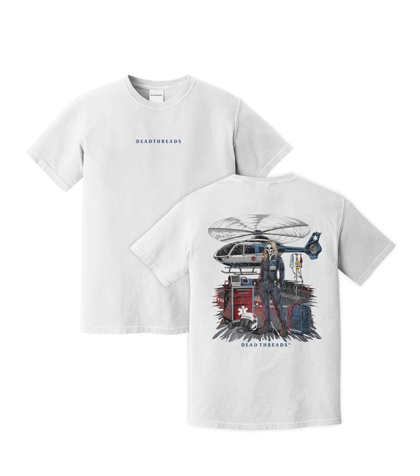 FLIGHT NURSE - “DT ESSENTIAL" PREMIUM T-SHIRT – T-Shirt – Dead Threads Apparel