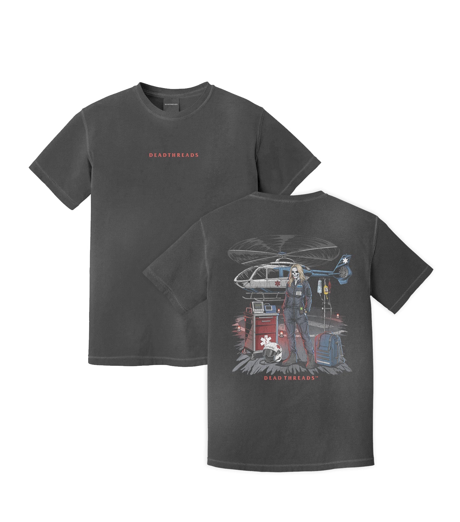 FLIGHT NURSE - “DT ESSENTIAL" PREMIUM T-SHIRT – T-Shirt – Dead Threads Apparel