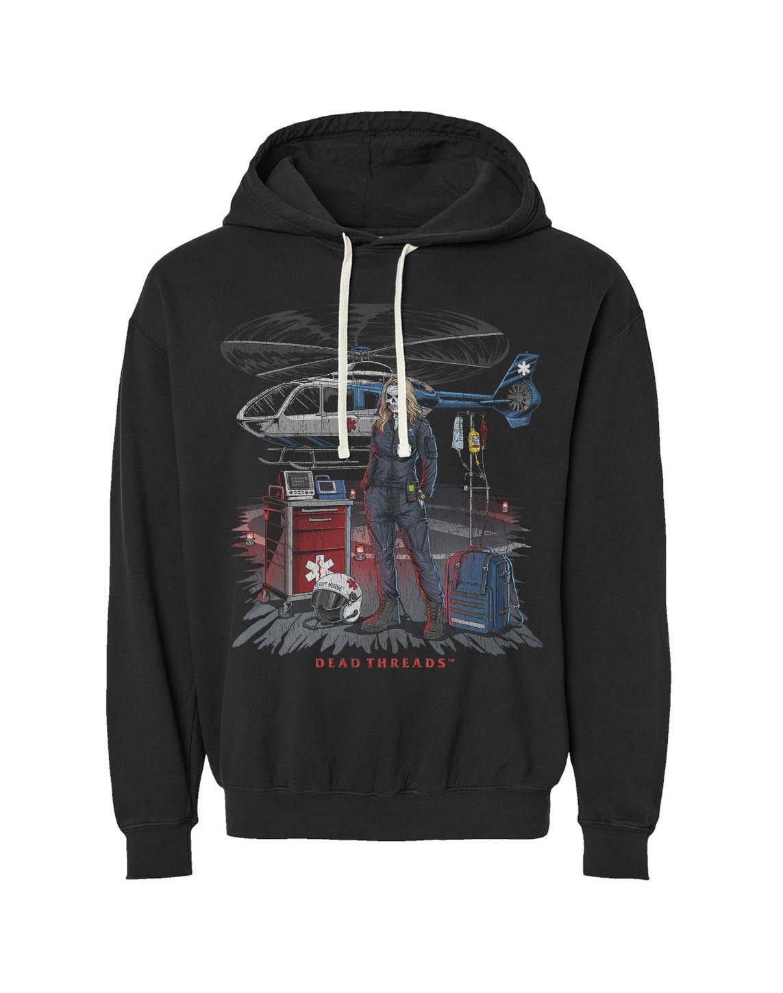 FLIGHT NURSE - LIGHTWEIGHT HOODIE – Lightweight – Dead Threads Apparel