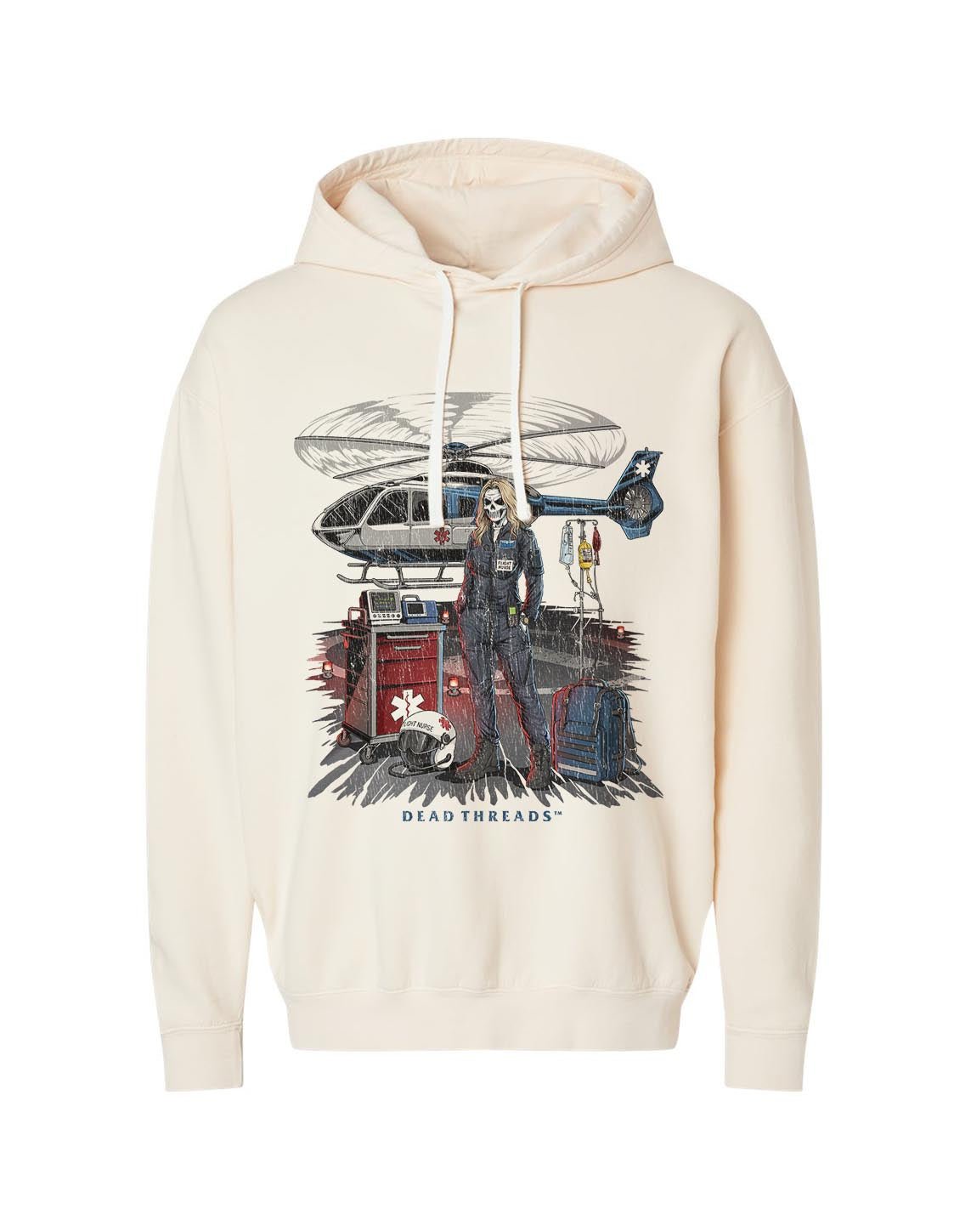 FLIGHT NURSE - LIGHTWEIGHT HOODIE – Lightweight – Dead Threads Apparel