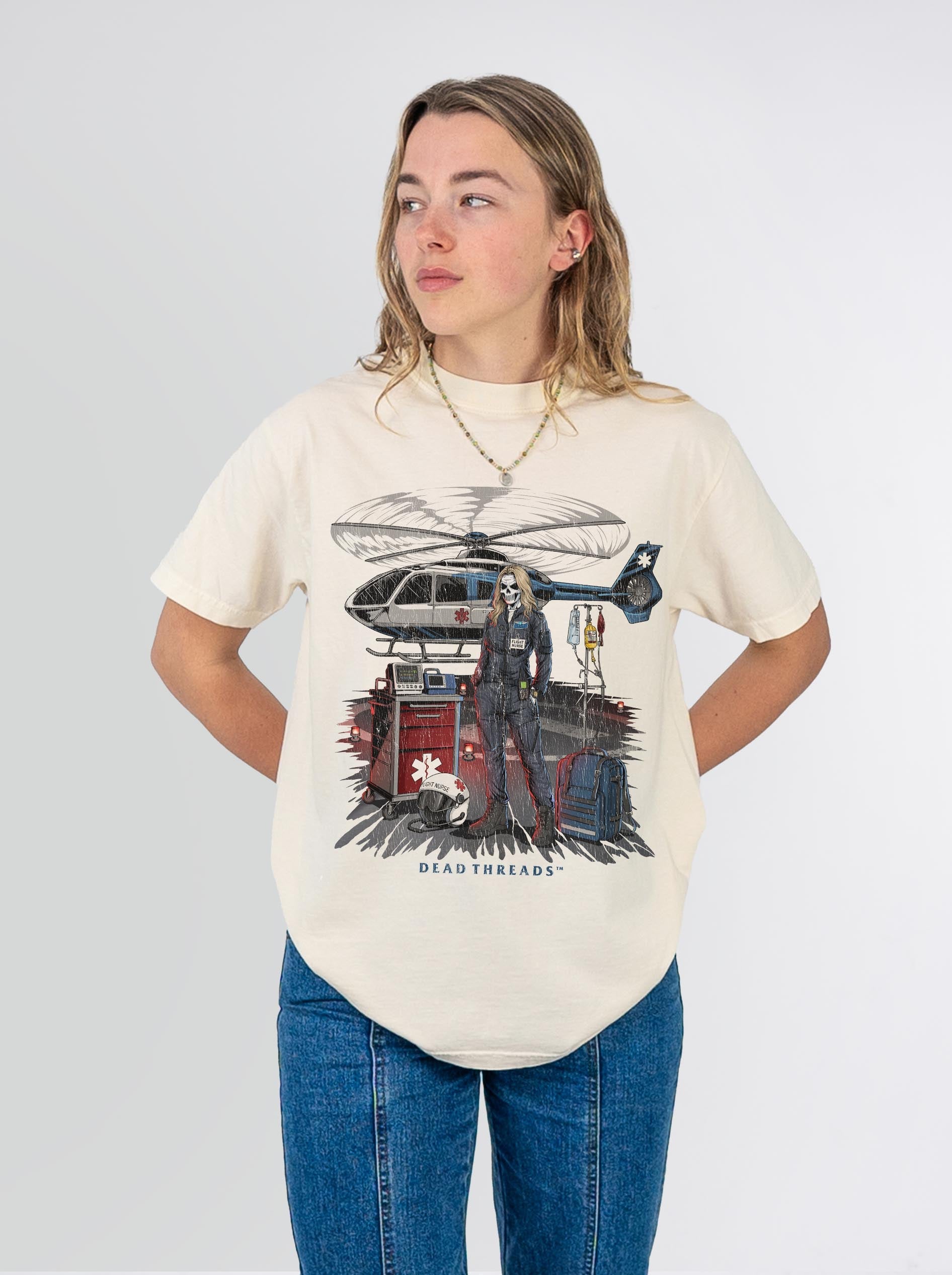 FLIGHT NURSE – T-Shirt – Dead Threads Apparel