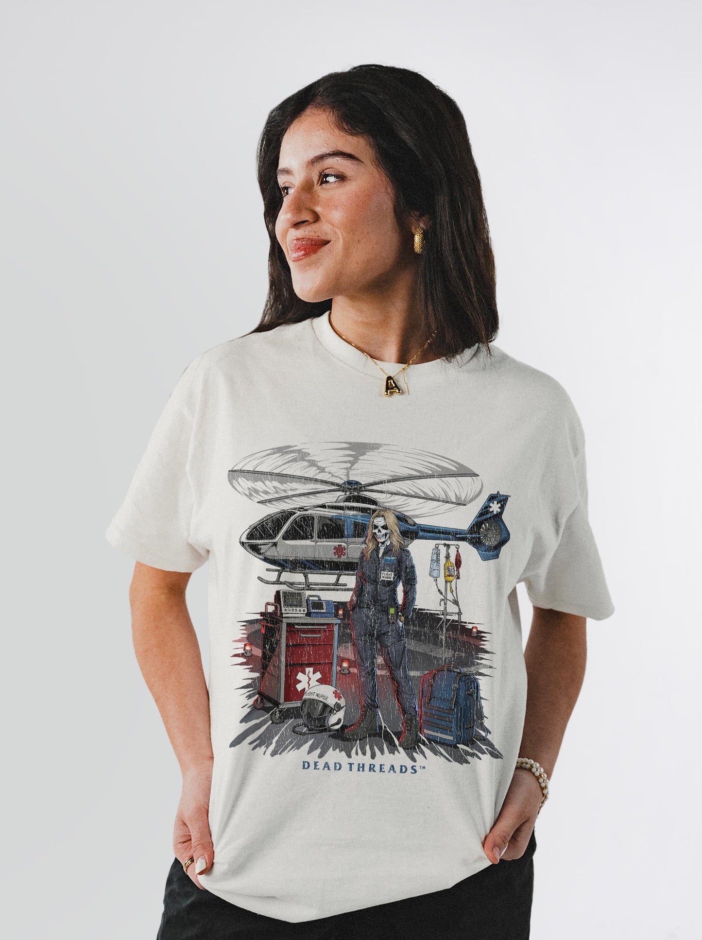 FLIGHT NURSE – T-Shirt – Dead Threads Apparel