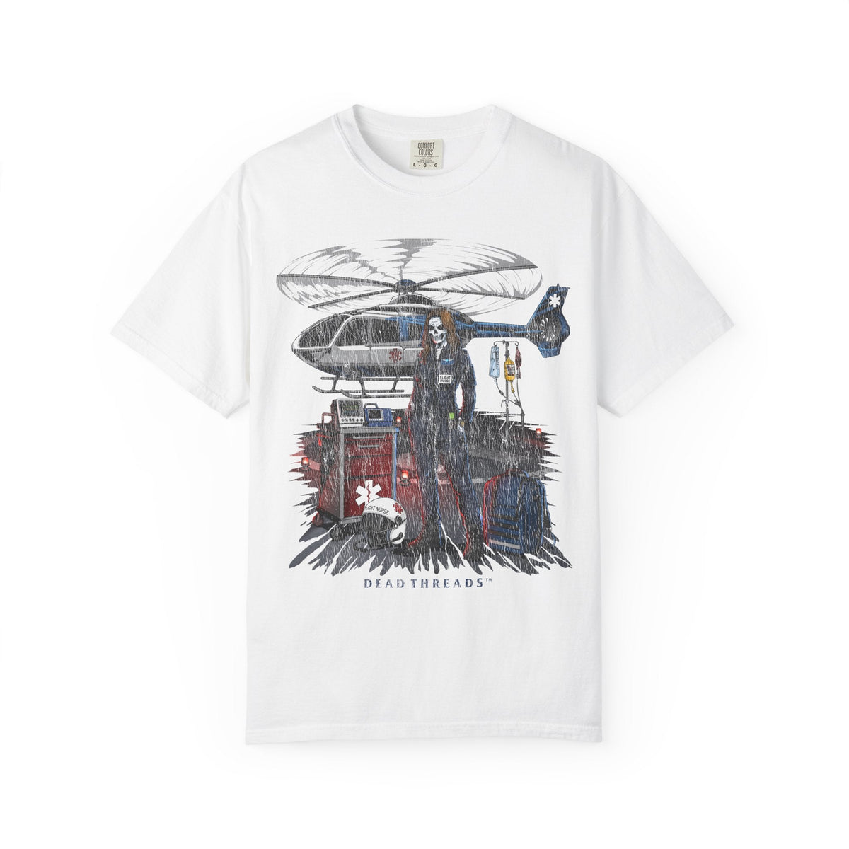 FLIGHT NURSE v2 (FEMALE) – T-Shirt – Dead Threads Apparel