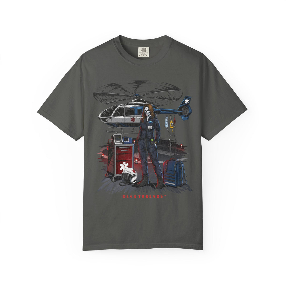 FLIGHT NURSE v2 (FEMALE) – T-Shirt – Dead Threads Apparel
